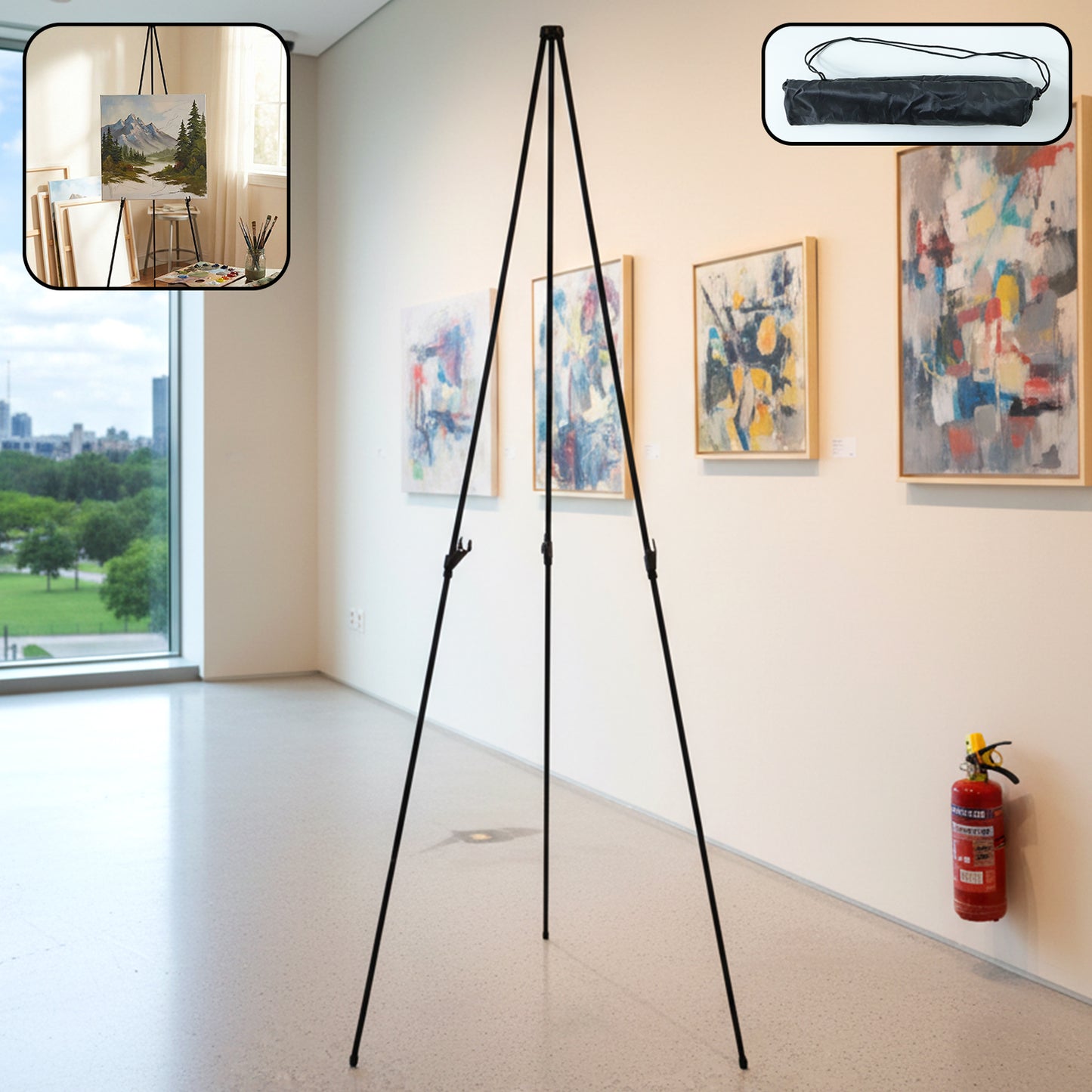 66 Inch Adjustable Metal Tripod Display Stand with Carry Bag (1 Pc) - Great Price - Image 2