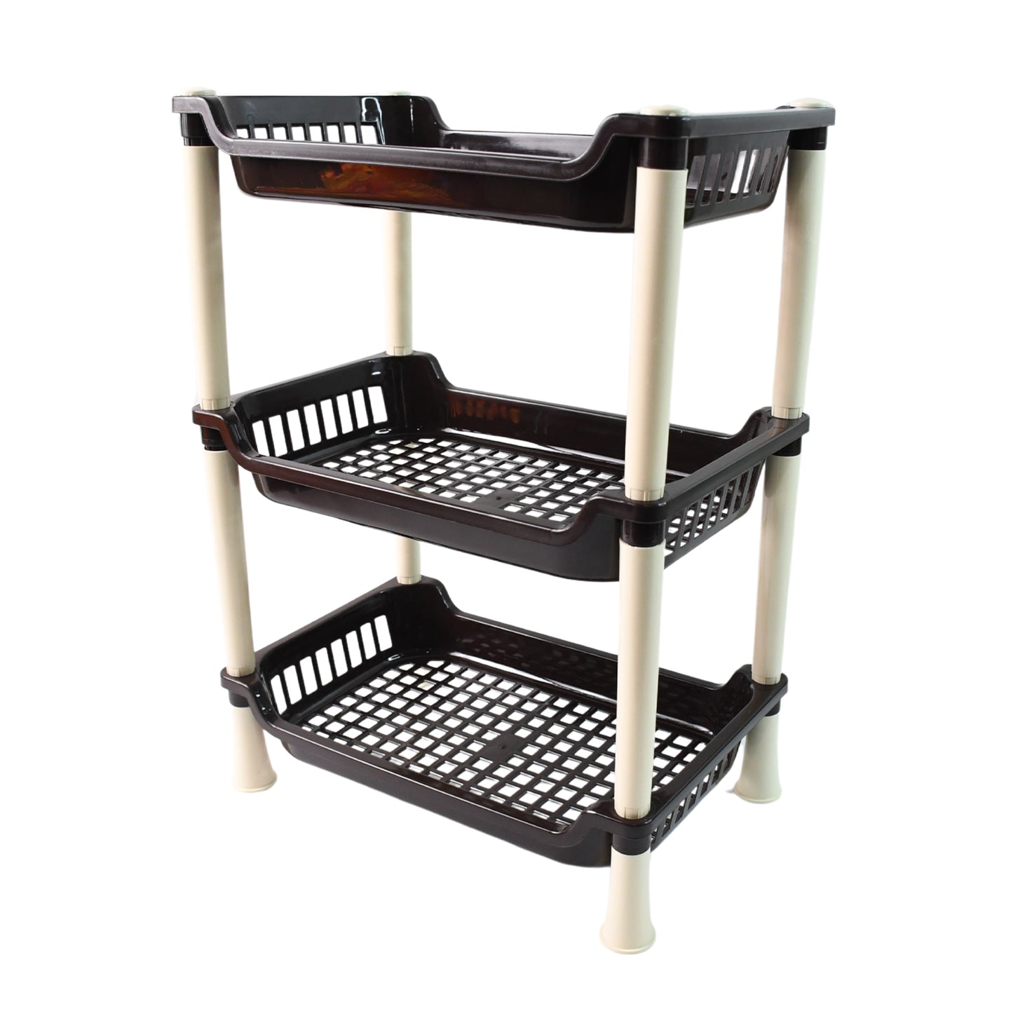 Apex Small Multiuse Plastic Storage Rack Organizer 3-tier - Happy Price - Image 4