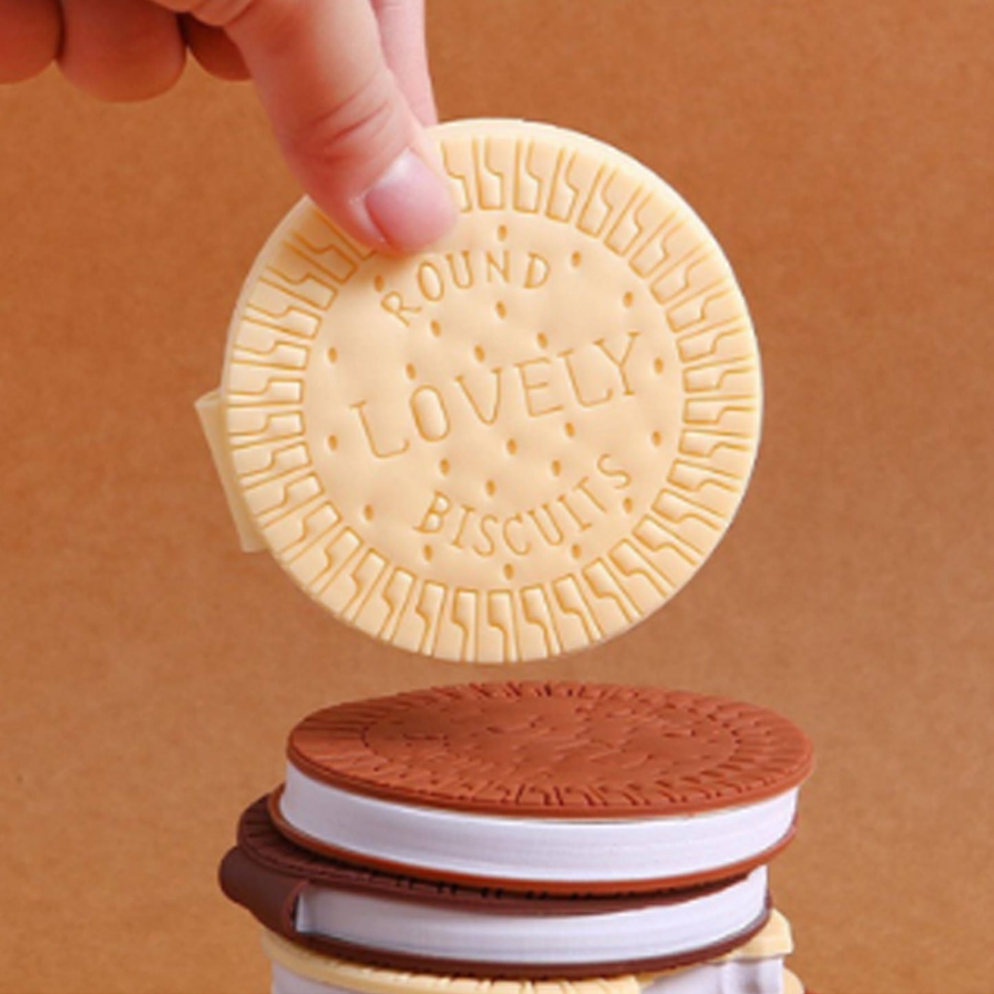 4144 Round Chocolate Diary Notebooks Original Chocolate Smell Writing Practice Book Early Learning Copybook Premium Chocolate Book ( 1pc Book ) - Happy Price - Image 2