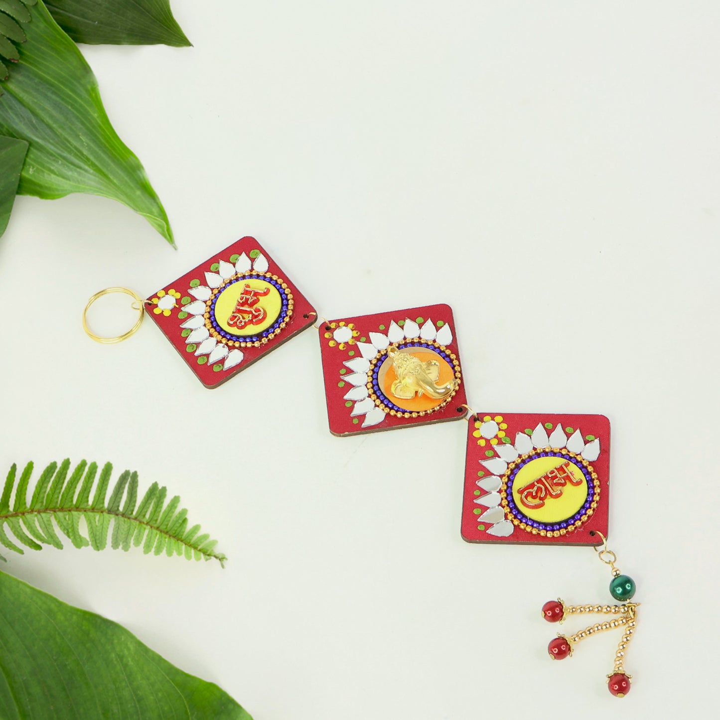 Labh Shubh Decorative Wall Hanging - Auspicious Door Toran for Festivals & Home Decor (1 Pc) - Happy Price - Image 5