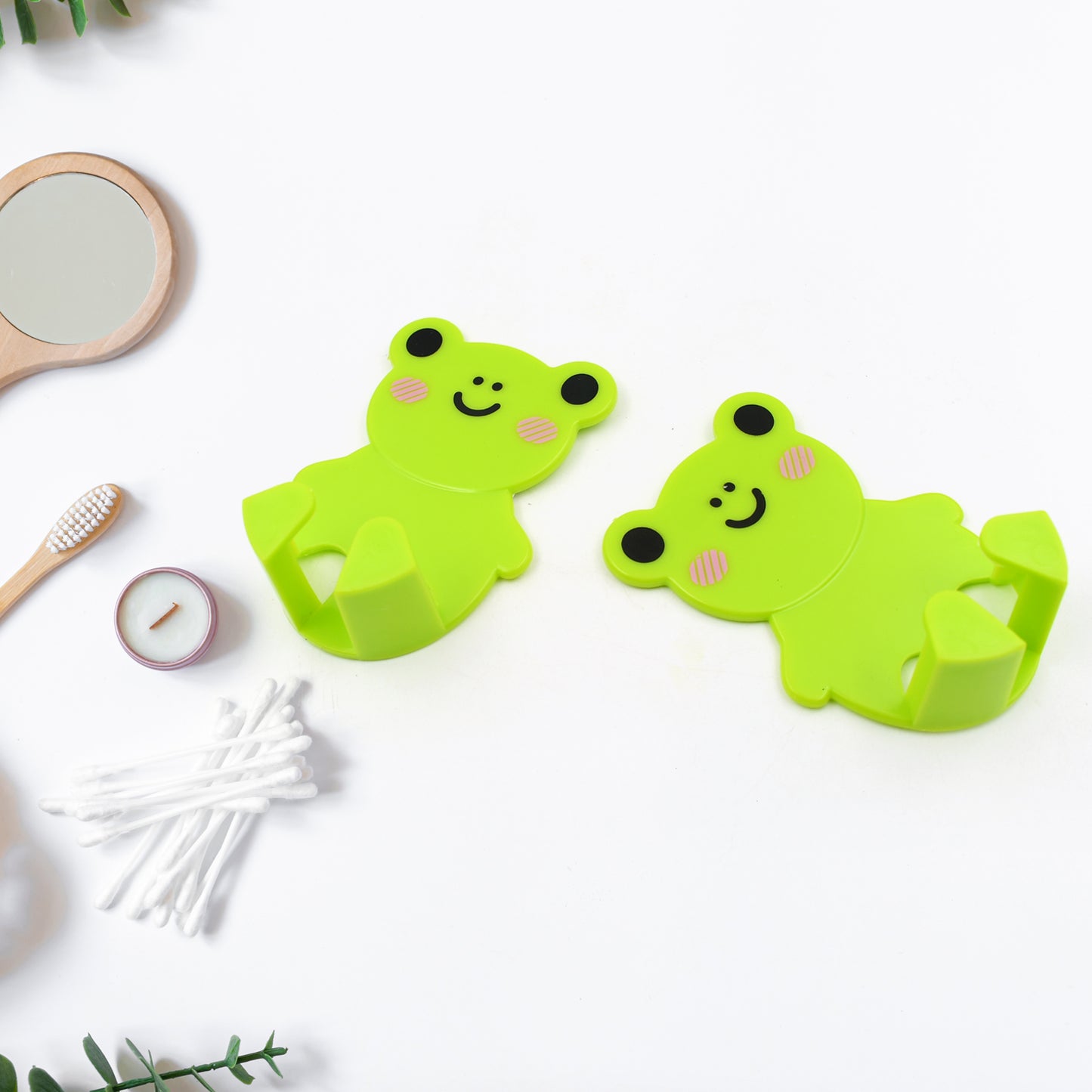 Plastic Adhesive Cable Plug Hook Bathroom Power Plug Socket Holder For Office Home And Restaurant Use 2 Pc Set - Happy Price - Image 3