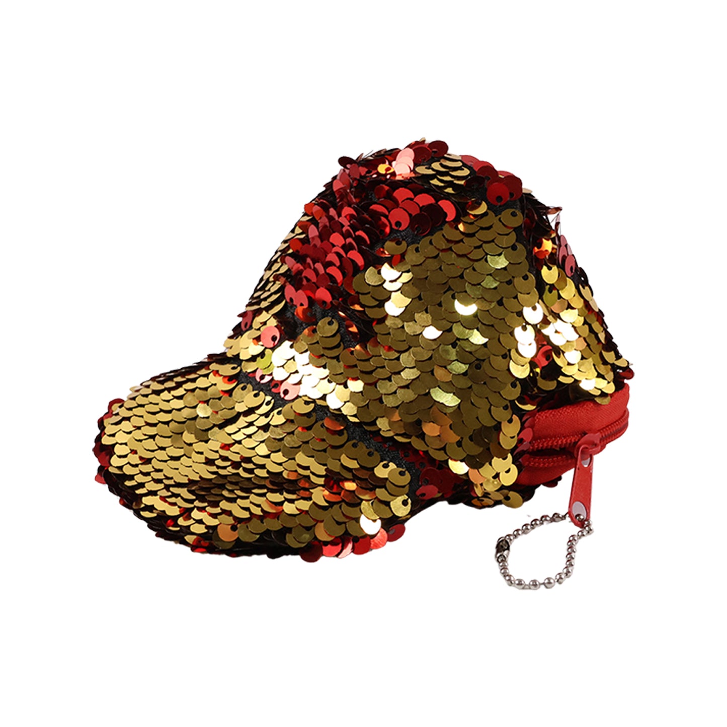 Sparkling Sequin Cap Coin Pouch with Keychain - Reversible Glitter Mini Bag (1 Pc) - Happy Price - Image 5