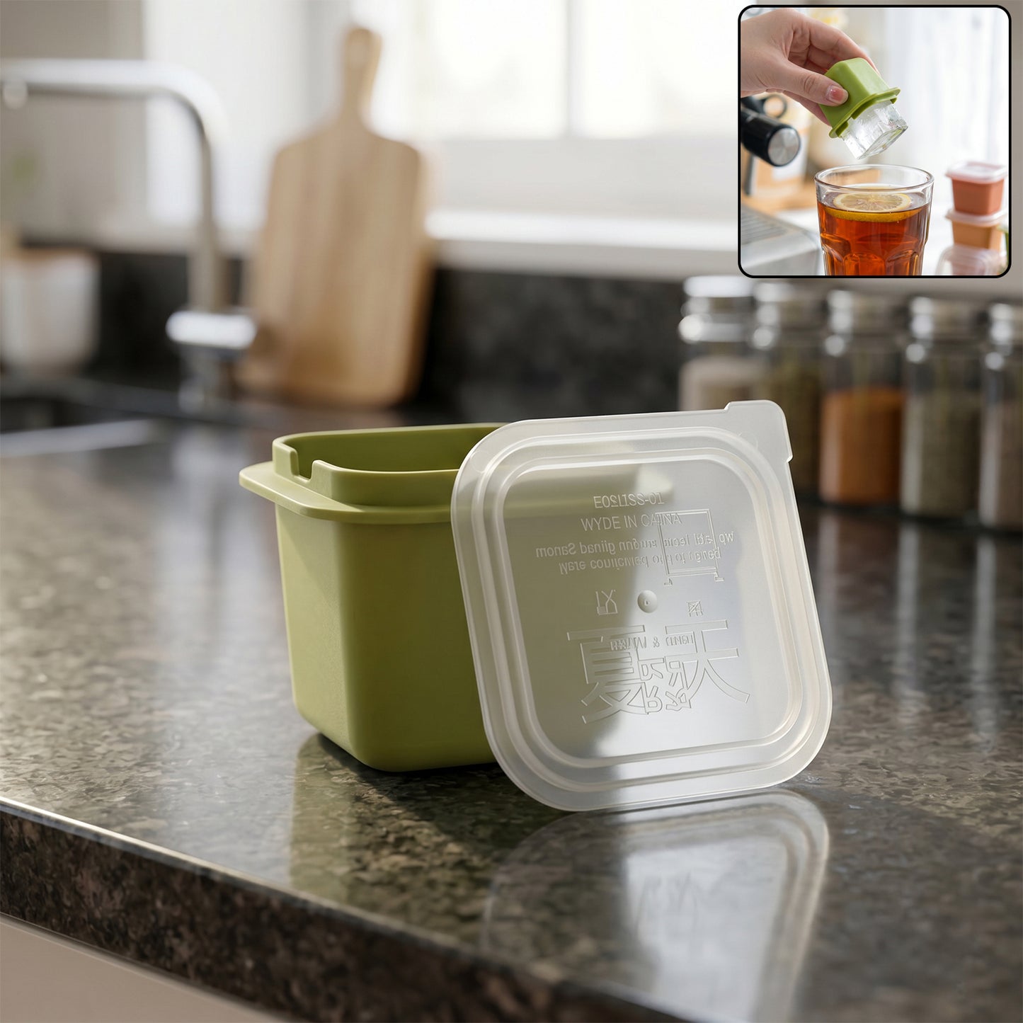 Multipurpose Plastic Storage Box with Lid - 1 Piece - Happy Price - Image 2