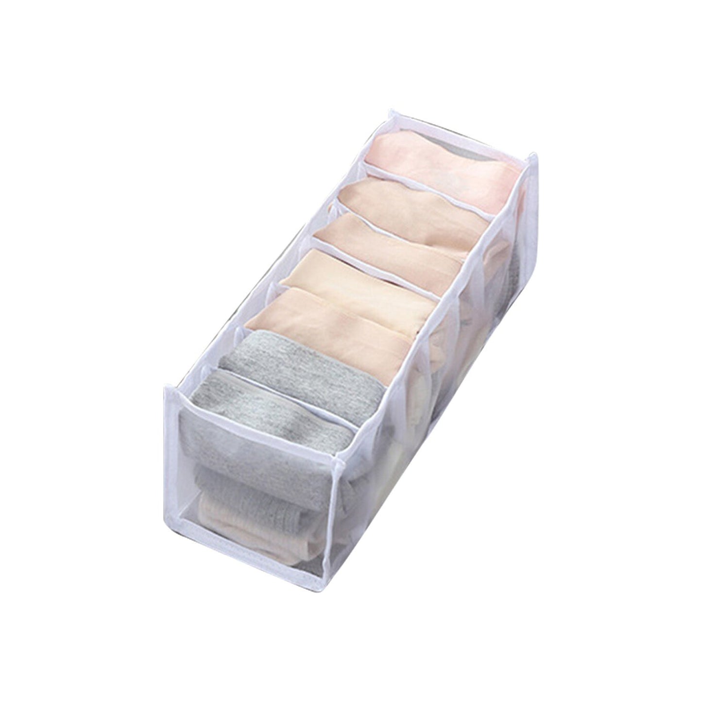 7 Section Laundry Organizer Bag for Clothes Storage - Great Price - Image 2