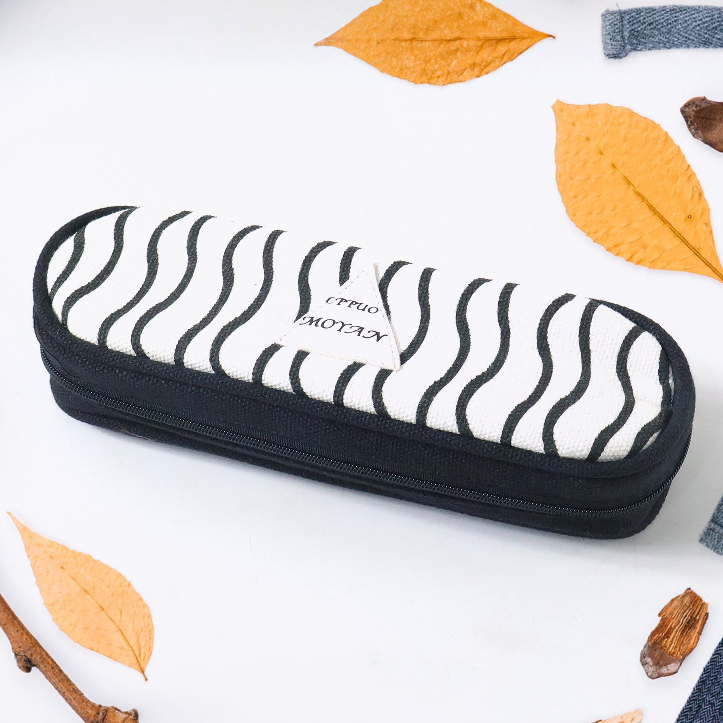 Fabric Zipper Pouch (1 Pc) - Multipurpose Stationery Organizer for School & Office - Great Price - Image 6