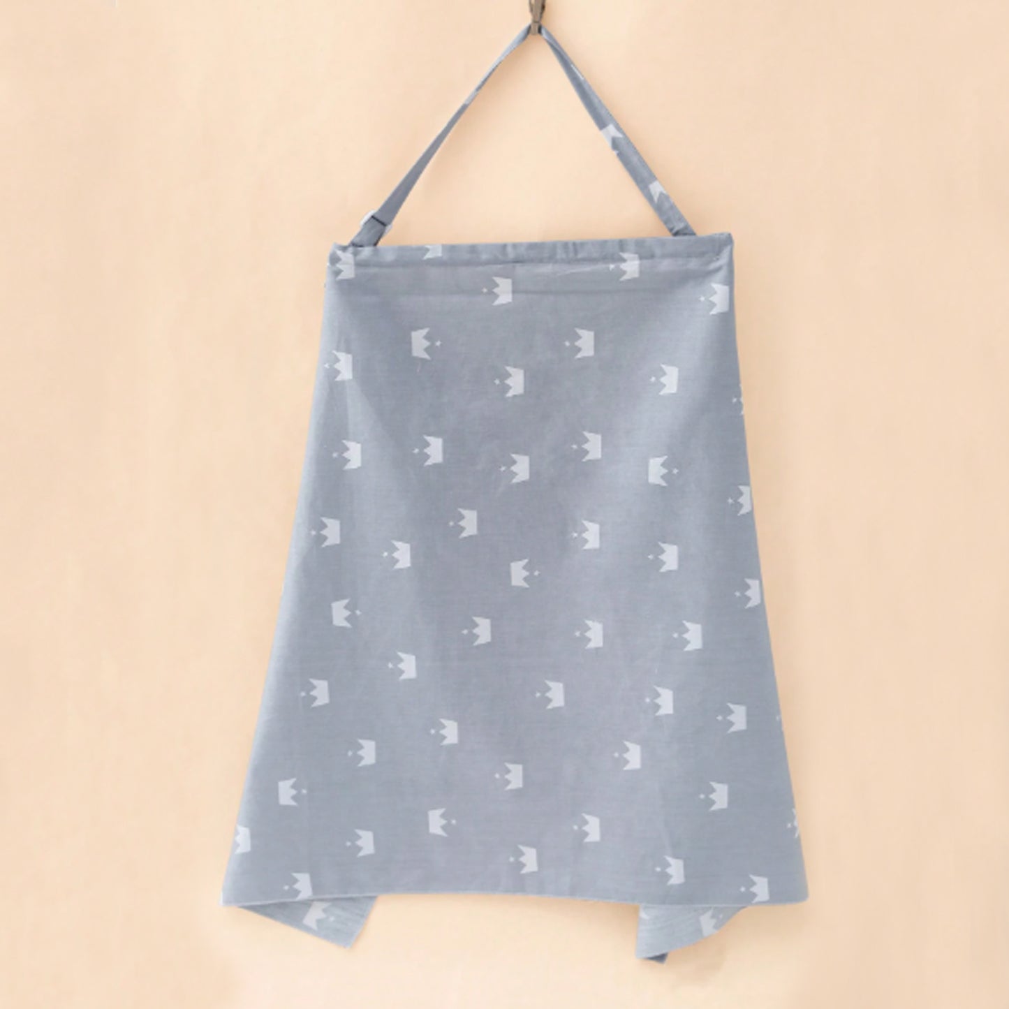 Soft Cotton Baby Nursing Cover (1 Pc) - Adjustable Privacy Shawl for Feeding, Stroller Shade, Blanket - Happy Price - Image 4