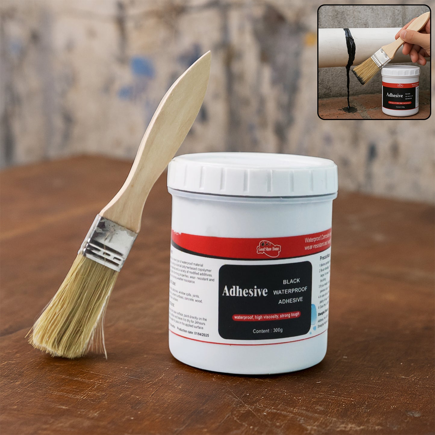 300 Gm Black Waterproof Adhesive Paste for Strong Bonding & Leak Sealing - Happy Price - Image 7