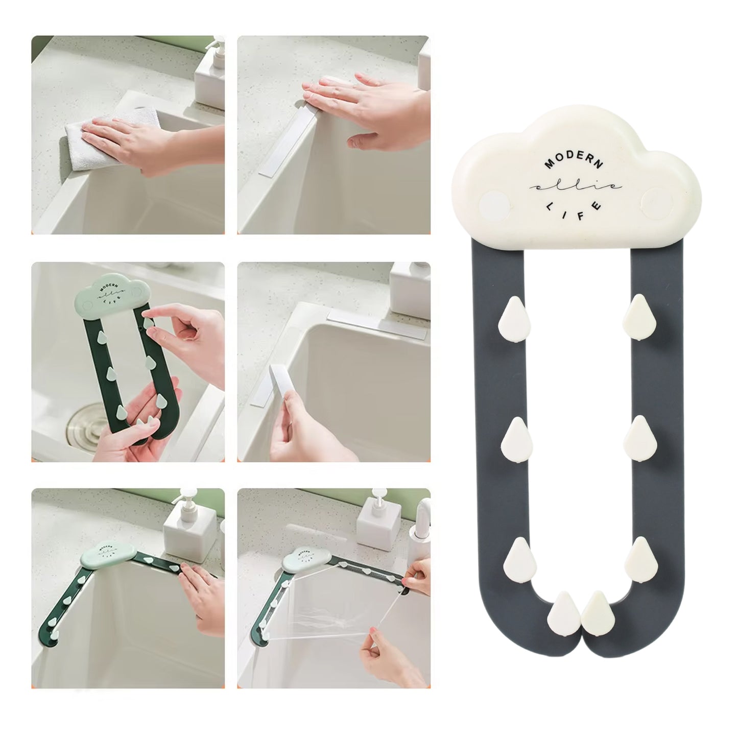 Kitchen Sink Strainer Triangle Kitchen Sink Filter Triangle Rack (1 Pc) - Happy Price - Image 4