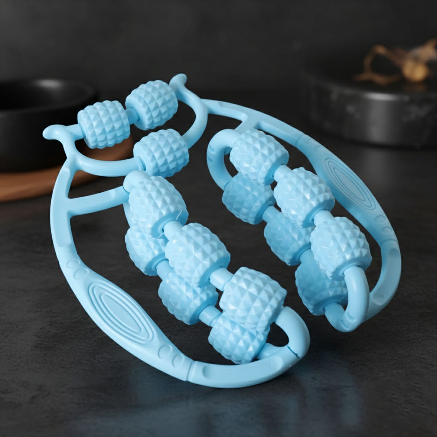 Multi-Wheel Body Massager Roller (1 Pc) for Muscle Relief & Relaxation - Happy Price - Image 3
