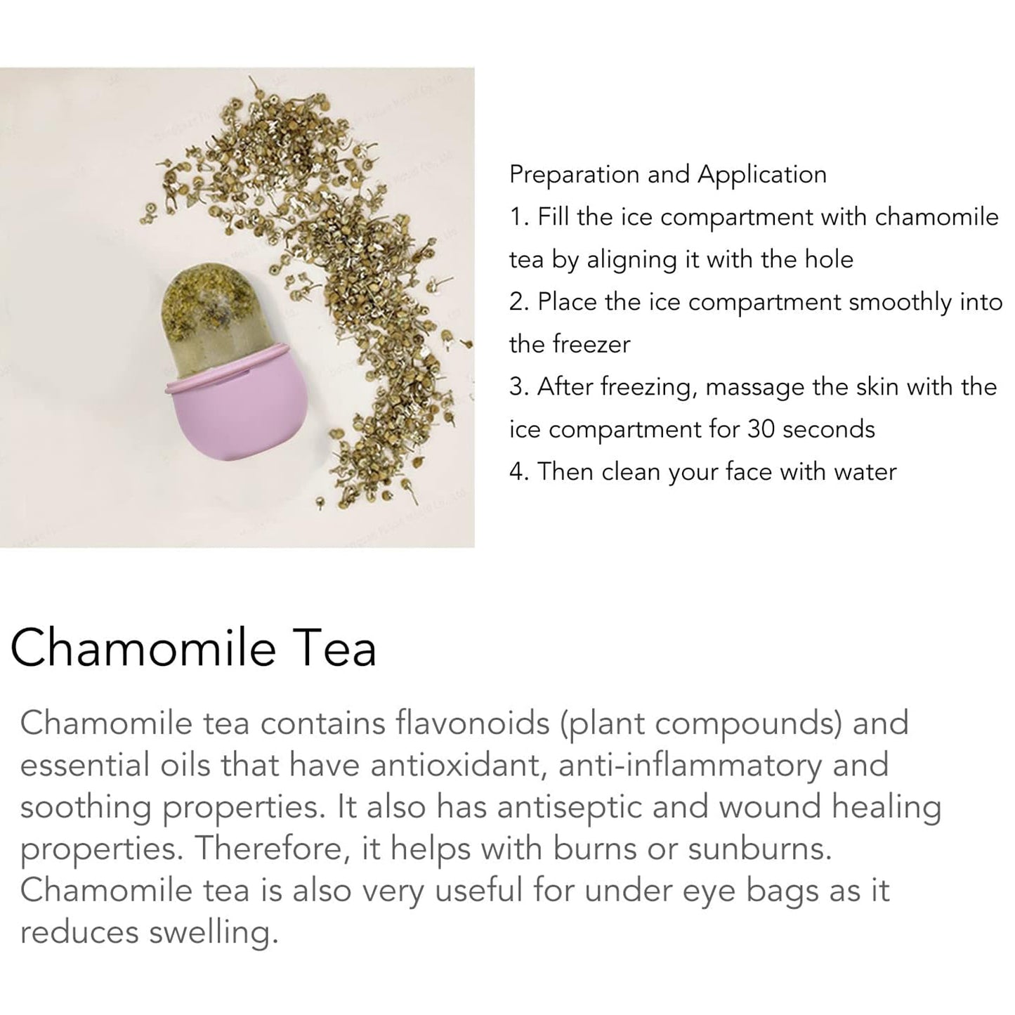 Non Slip Silicone Face Ice Cubes Easy Grip New Unique Shape Ice Roller Base Reusable For Beauty ( 1 Pc ) - Happy Price - Image 6