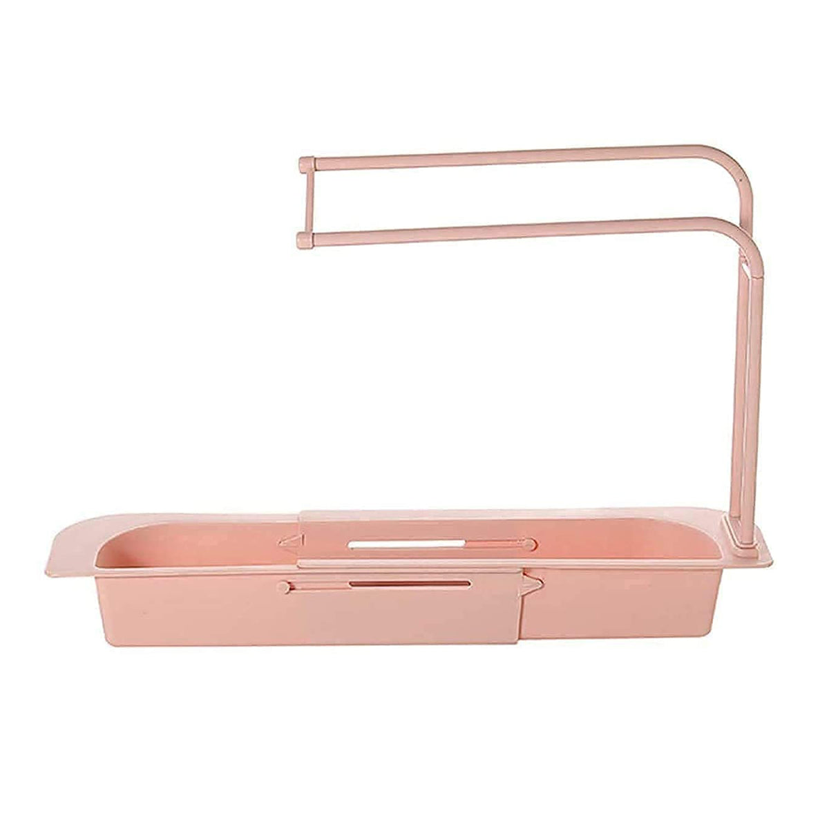 Kitchen Sink Caddy with Towel Bar and Draining Tray - 1 Pc Organizer - Happy Price - Image 4
