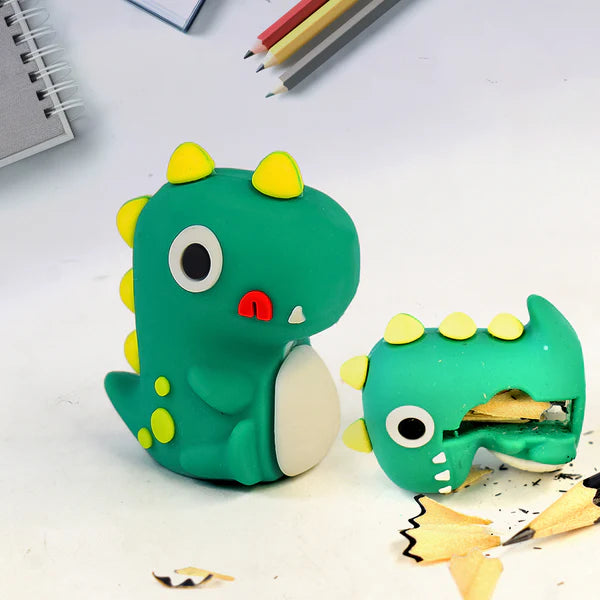 Dinosaur Eraser & Sharpener Combo (1 Pc) - Fun Stationery for Kids - Happy Price - Image 5