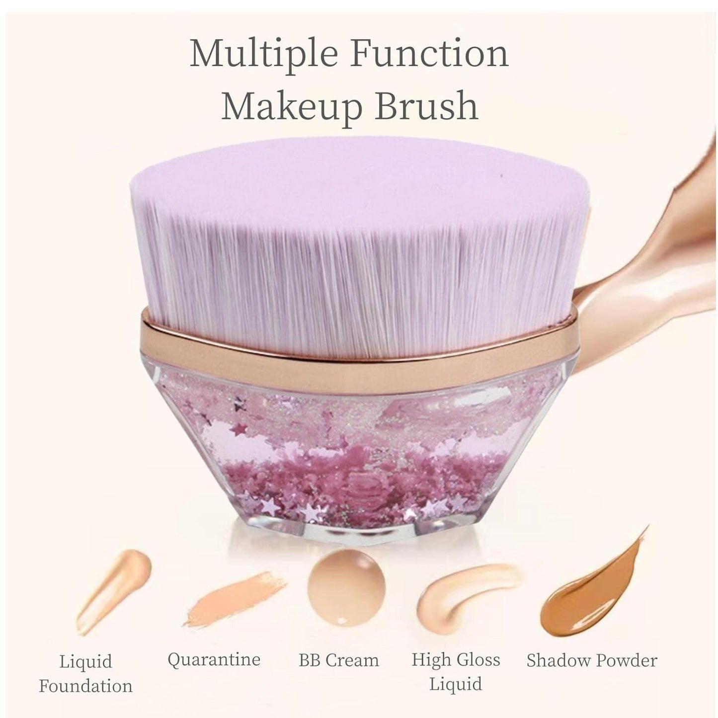 Glitter Cosmetic Brush With Starry Gel Base (1 Pc) - Happy Price - Image 6