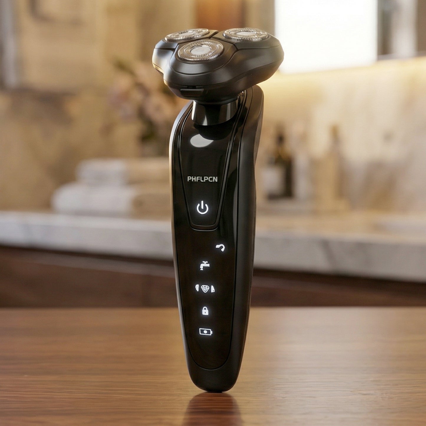 Rechargeable Electric Rotary Shaver for Men - 1 Set with 3D Floating Heads & USB Charging - Great Price - Image 6