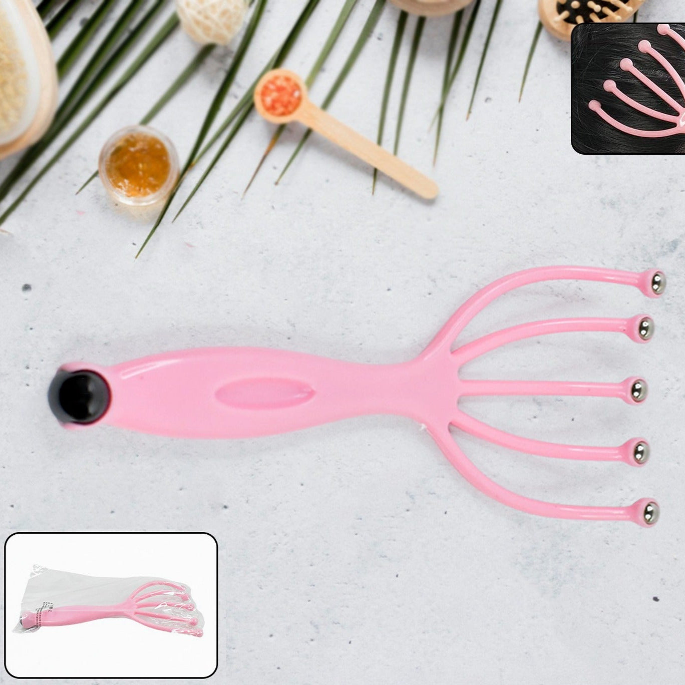 Scalp Massager Handheld Portable Head Massager (1 Pc) - Happy Price - Image 1