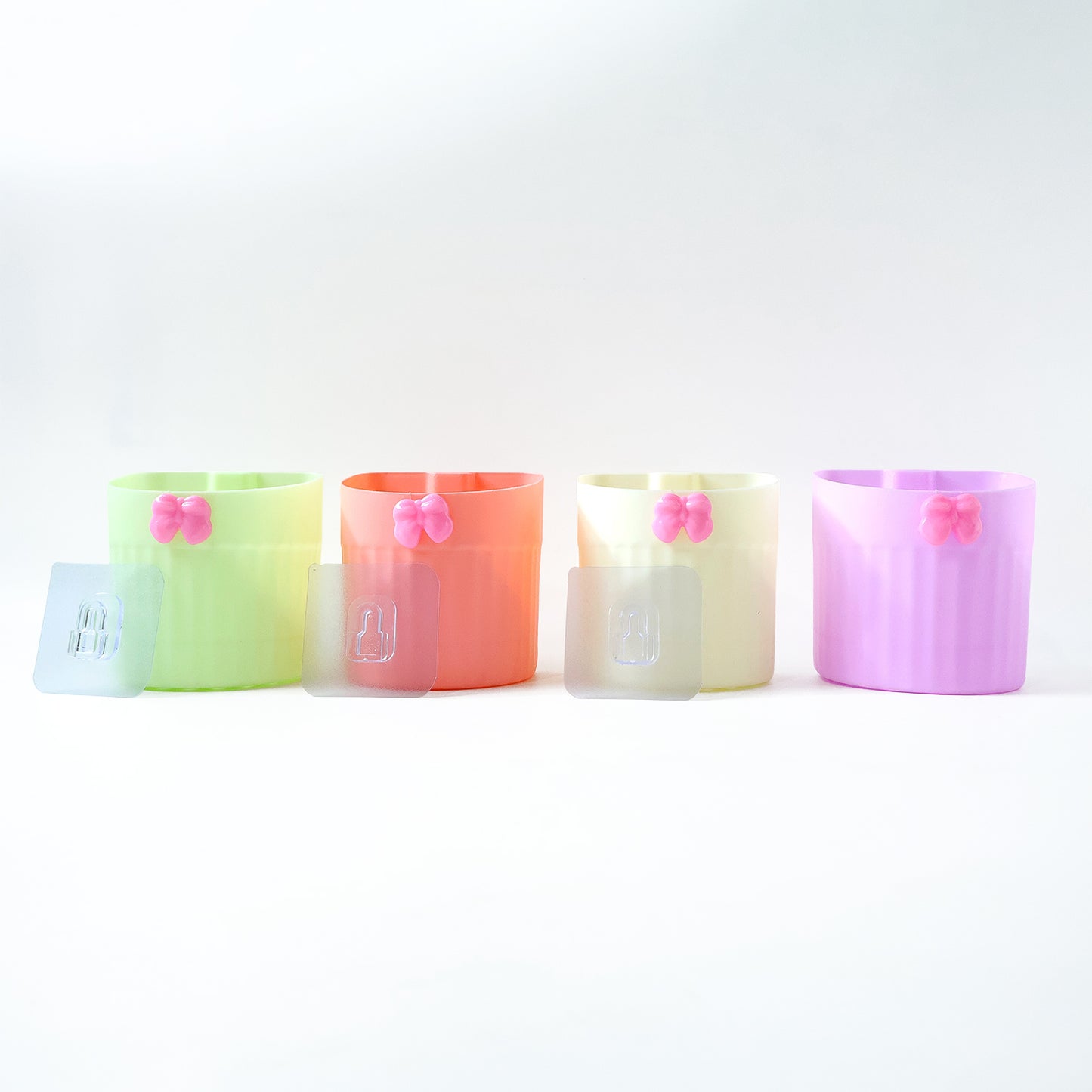 Wall Mounted Toothbrush Holder Set - 4 Pc Organizer for Bathroom - Great Price - Image 4