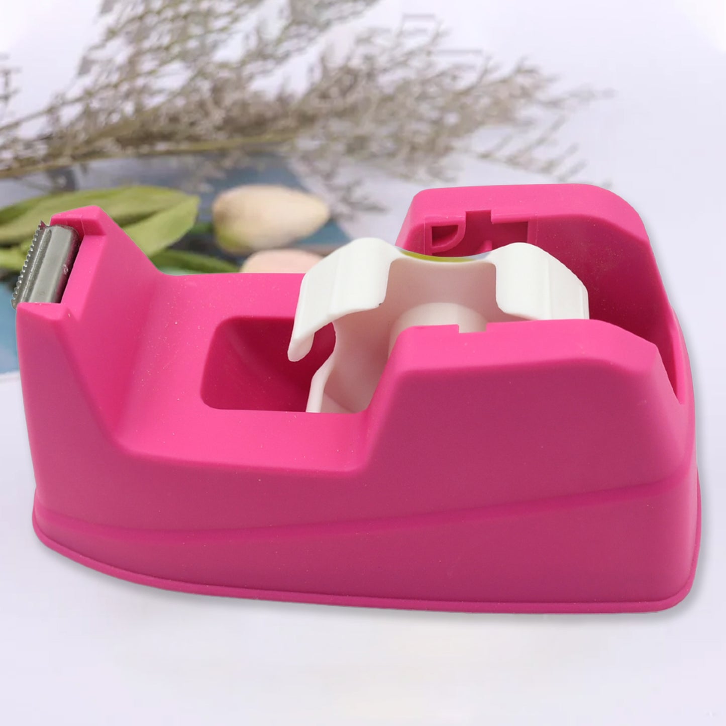 Plastic Tape Dispenser Cutter For Home Office Use Tape Dispenser For Stationary Tape Cutter Packaging Tape (1 Pc 631 Gm) - Happy Price - Image 4