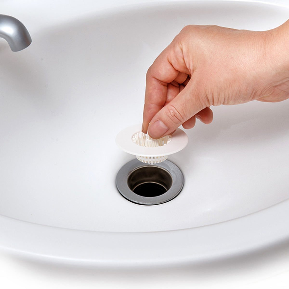 5 Pcs Sink Drain Strainer Filter - Anti-Clog Basket for Kitchen & Bathroom - Happy Price - Image 3