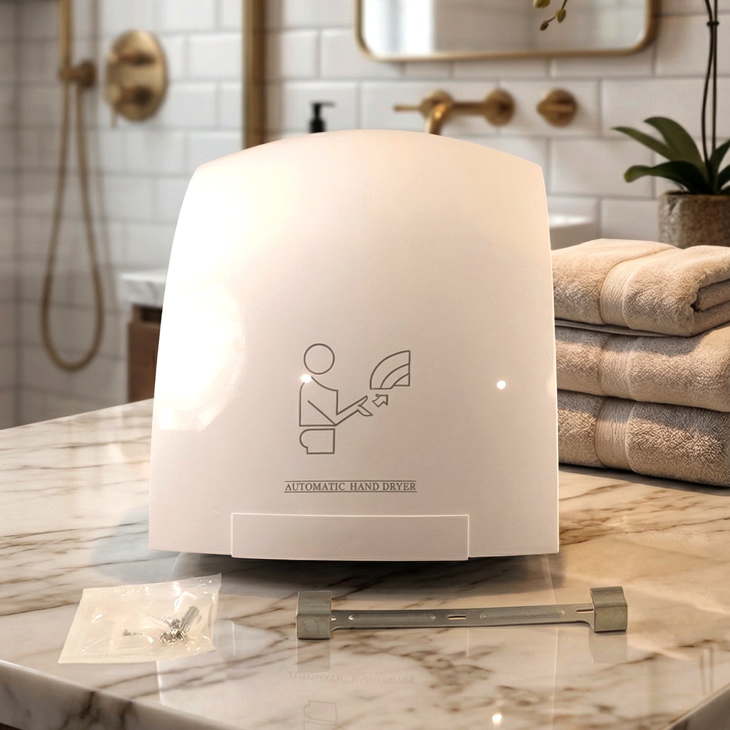 Automatic Sensor Hand Dryer - Wall Mounted Electric Fast Dry Unit (1 Pc) - Great Price - Image 6