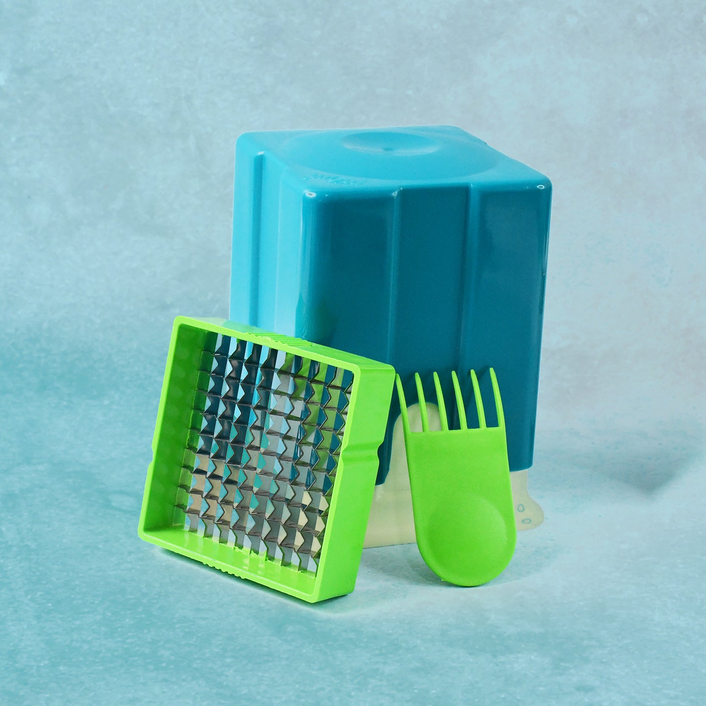 Stainless Steel Potato Chipper with Scraper - Easy French Fry Cutter - Happy Price - Image 5