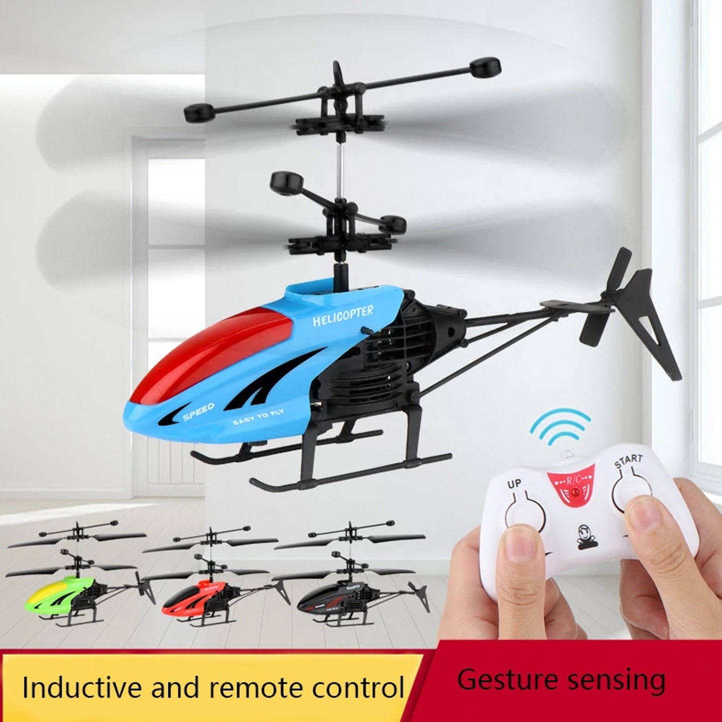 Remote Control Helicopter With Usb Chargeable Cable For Boy And Girl Children (Pack Of 1) - Happy Price - Image 2