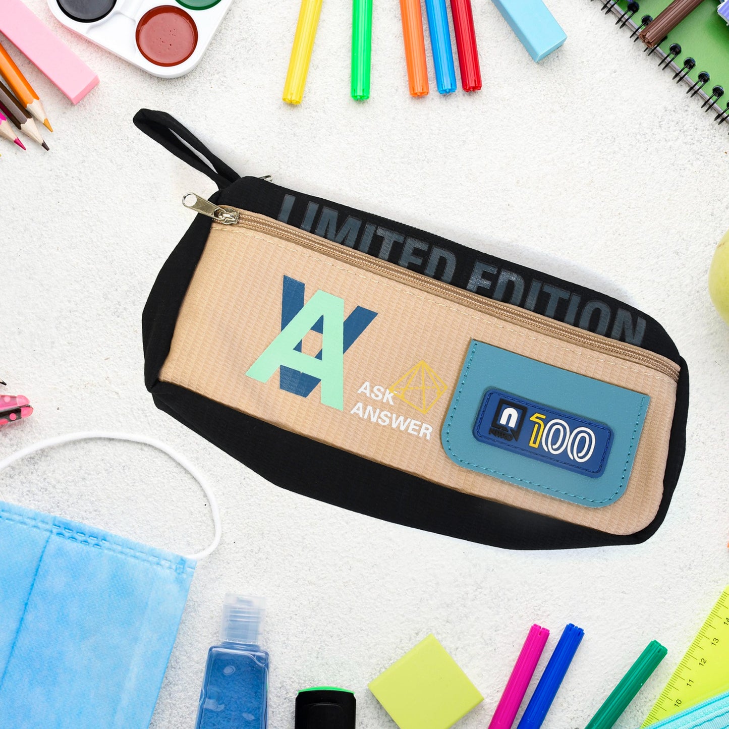 Stylish Mix Design Pouch for Makeup & Accessories (1 Pc) - Happy Price - Image 5