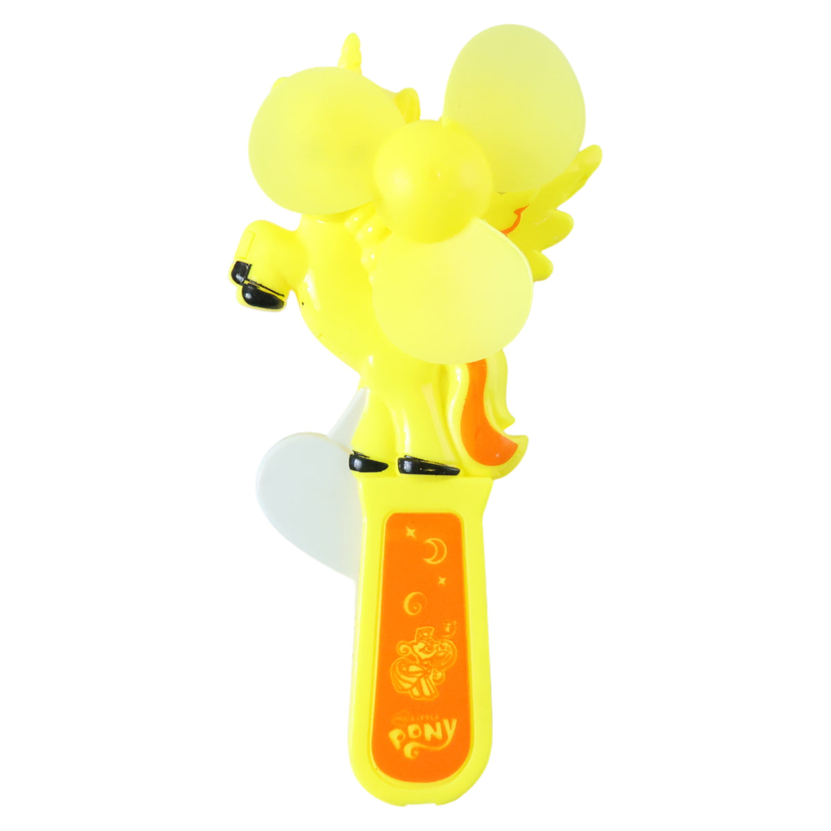 Hand Press Cartoon Fan Toy for Kids - 1 Pc Mix Color - Happy Price - Image 5