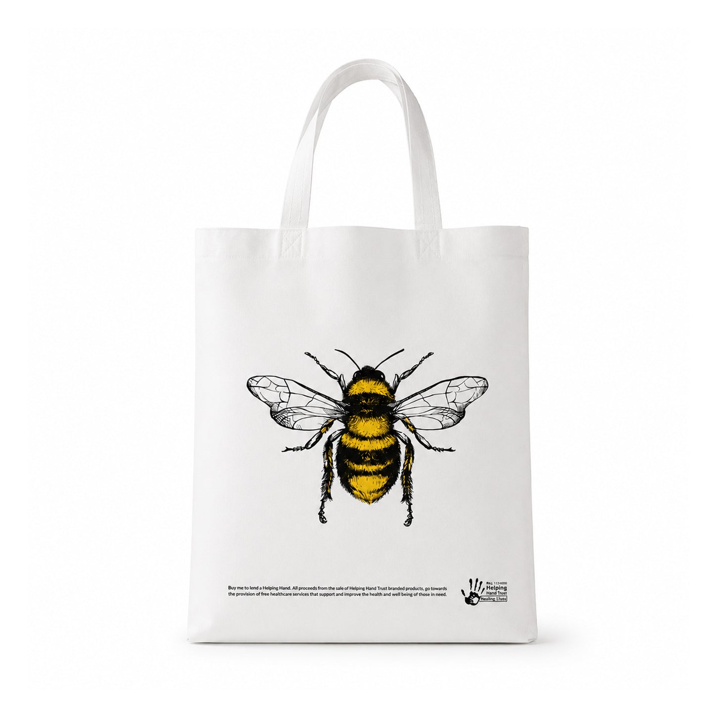 Bee Print Multipurpose Tote Bag - 1 Pc, 35x35cm - Happy Price - Image 4
