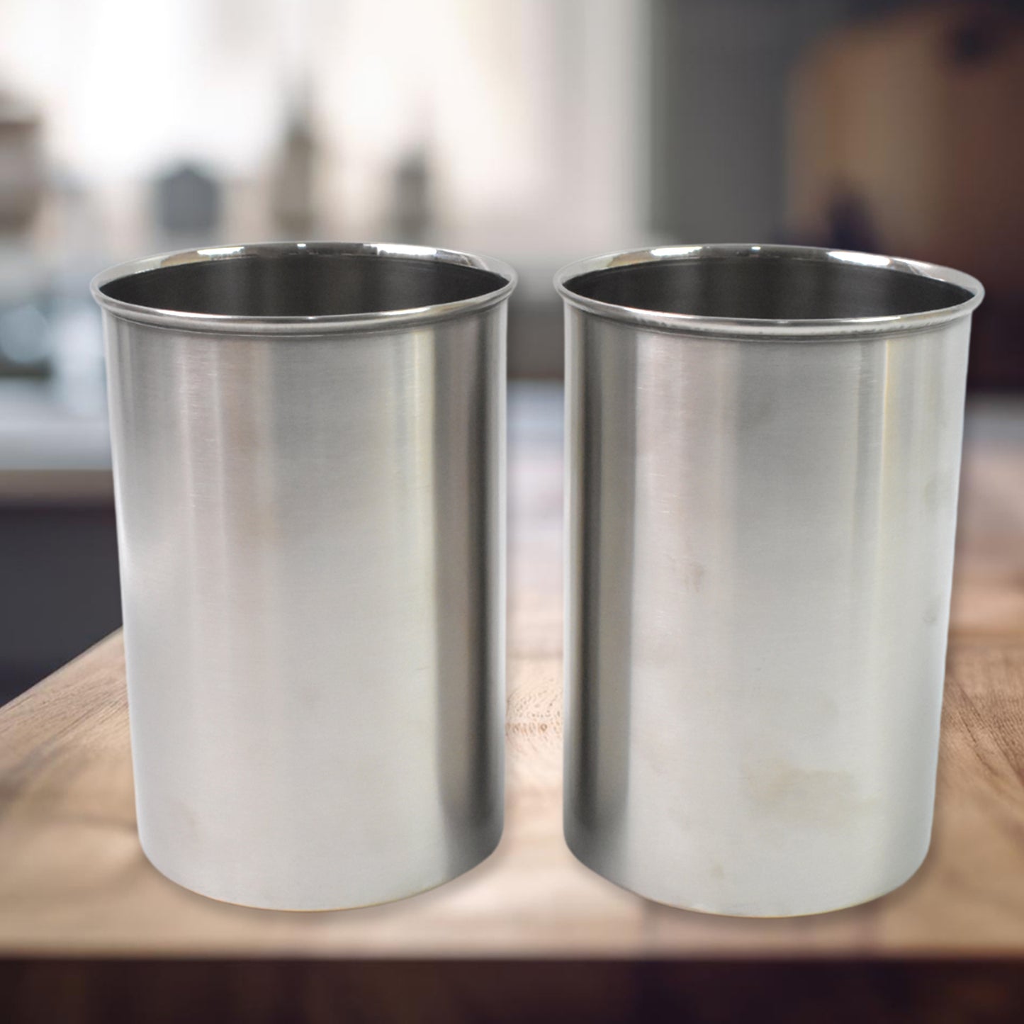 Multipurpose Stainless Steel Airtight Containers With See Through Lid (2 Pc Set 1000 Ml) - Happy Price - Image 6