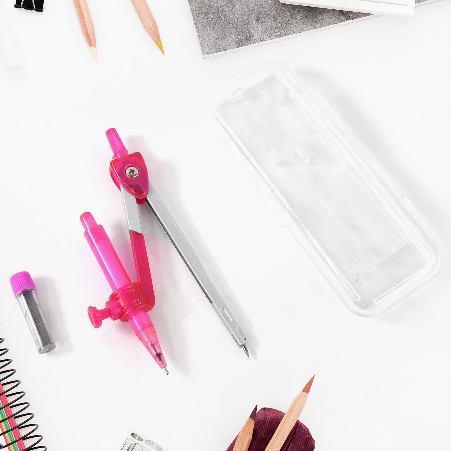 Student Geometry Compass Set (4 In 1) - Happy Price - Image 6