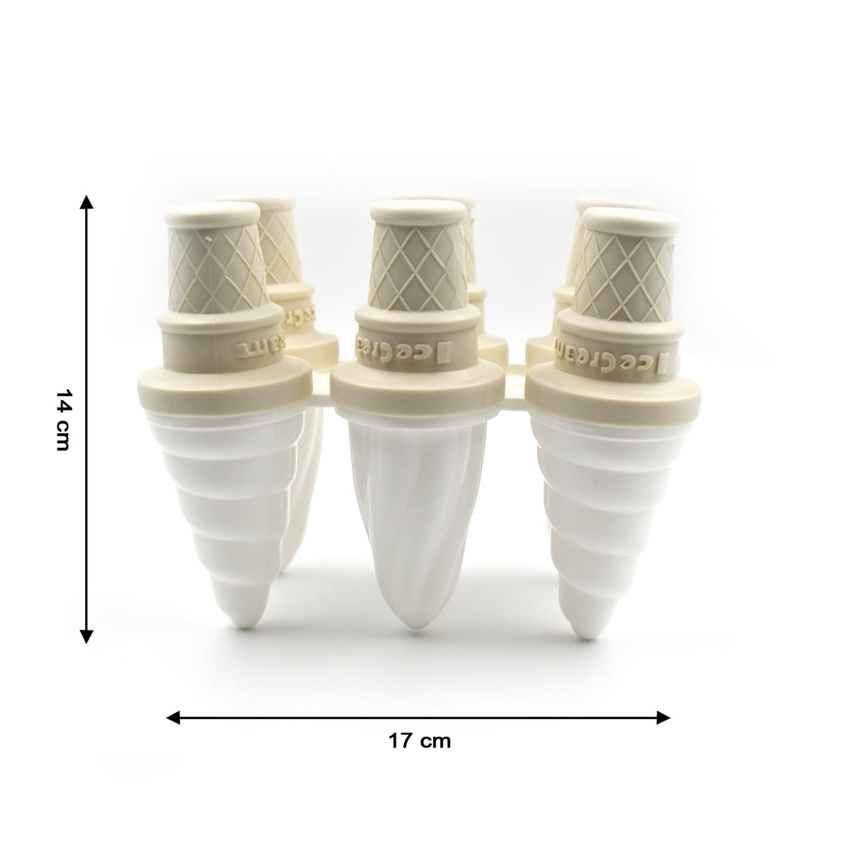 6 Pc Ice Cream Mold Used For Making Ice-creams In All Kinds Of Places Including Restaurants And Ice-cream Parlours Etc. - Happy Price - Image 3