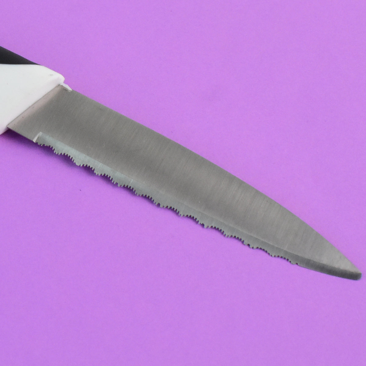 Ritu Stainless Steel Serrated Kitchen Knife with Zebra Handle (1 Pc) - Happy Price - Image 6