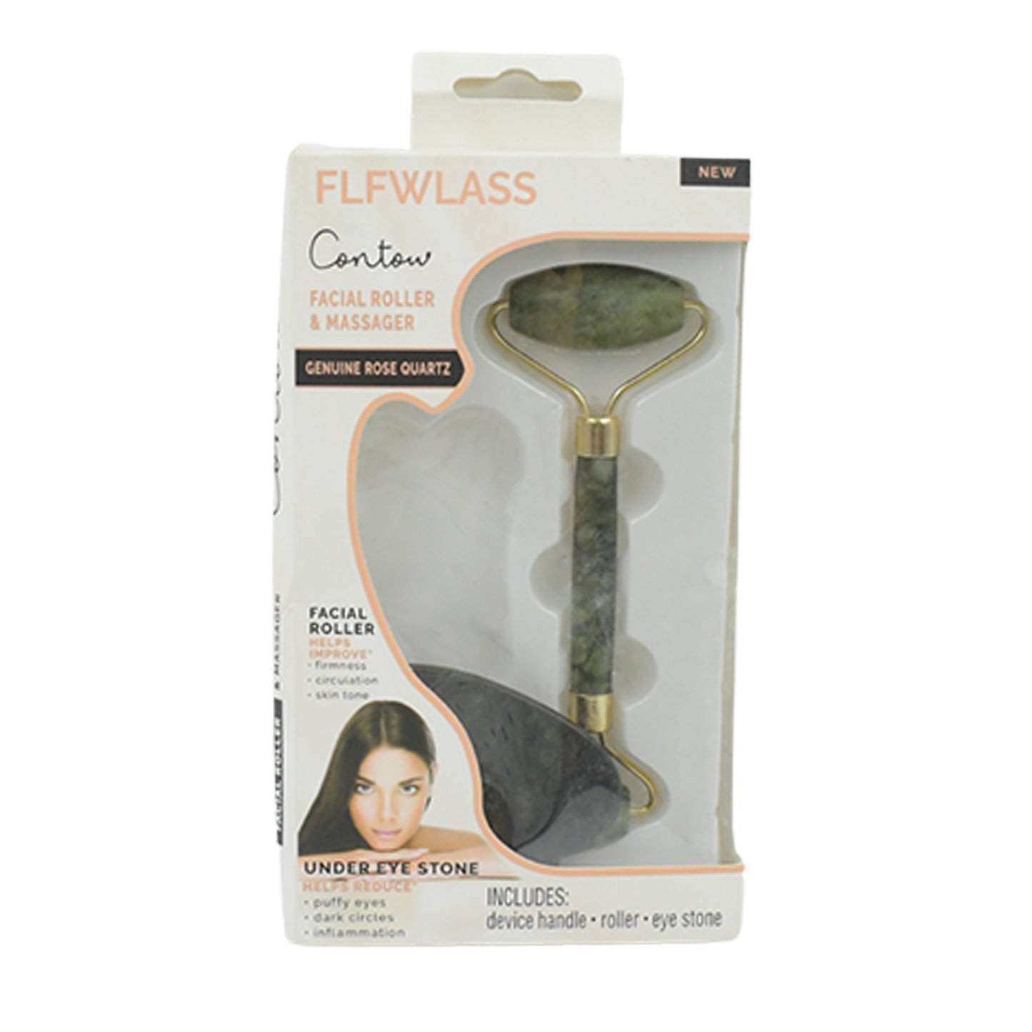 Gua Sha Stone And Anti Aging Jade Roller Massager For Face Massage Natural Face Skincare Massager Face Roller Massager For Women Face Shaper Jade Roller And Gua Sha Set For Glowing Skin - Happy Price - Image 3