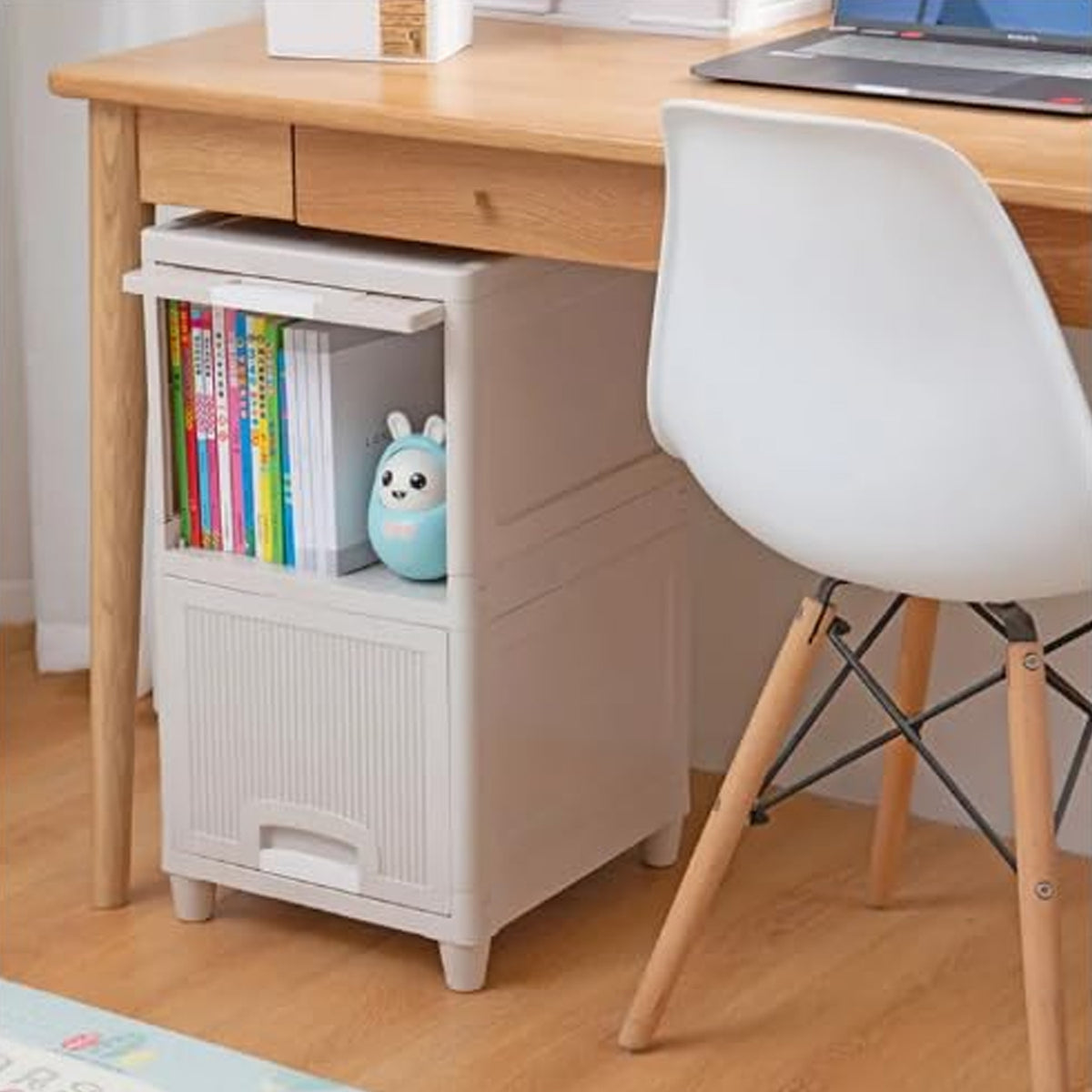 Multipurpose Storage Cabinet Storage Solutions Plastic Drawers Multi Layer Wardrobe Storage Drawers Foldable Multipurpose Drawer Units For Kitchen Bathroom Bedroom Cloth (2 Layer) - Happy Price - Image 3