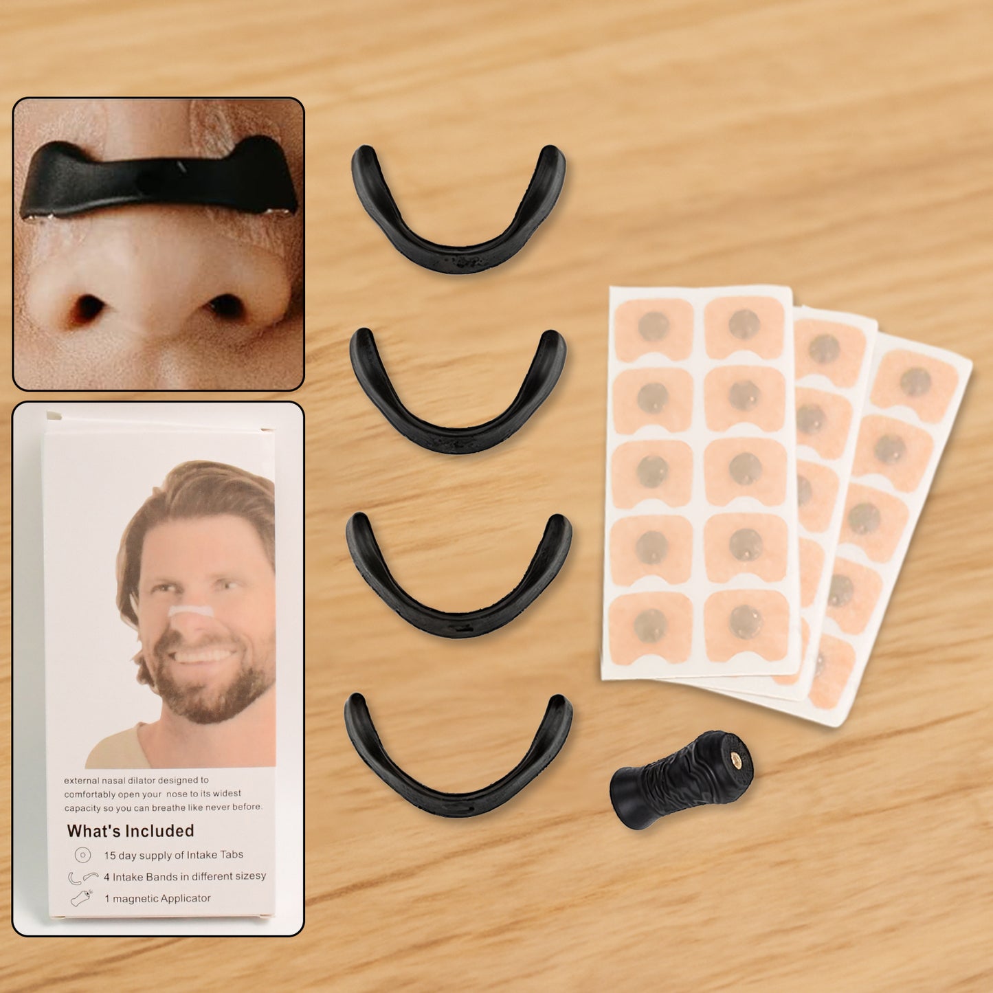 Nasal Strip Starter Kit - Boost Oxygen Intake Reduce Snoring (1 Set) - Happy Price - Image 2