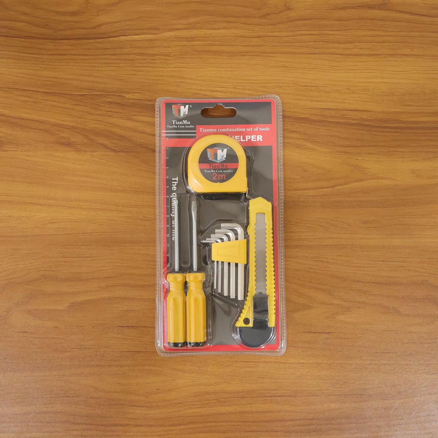 9 Piece Home Repair Tool Kit with Measuring Tape & Screwdrivers - Great Price - Image 7