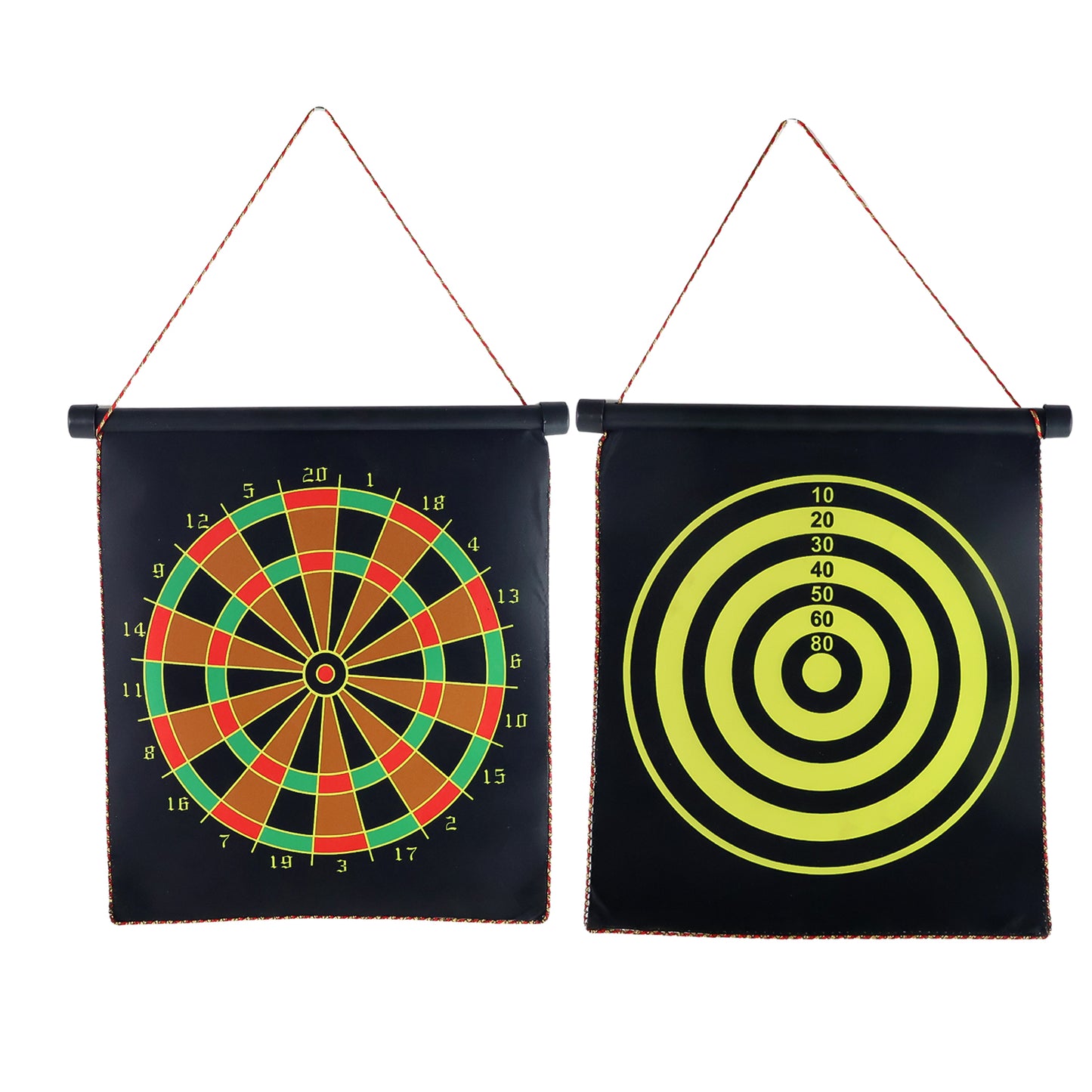 12-Inch Magnetic Roll-Up Dartboard Game Set with 4 Darts - Happy Price - Image 2