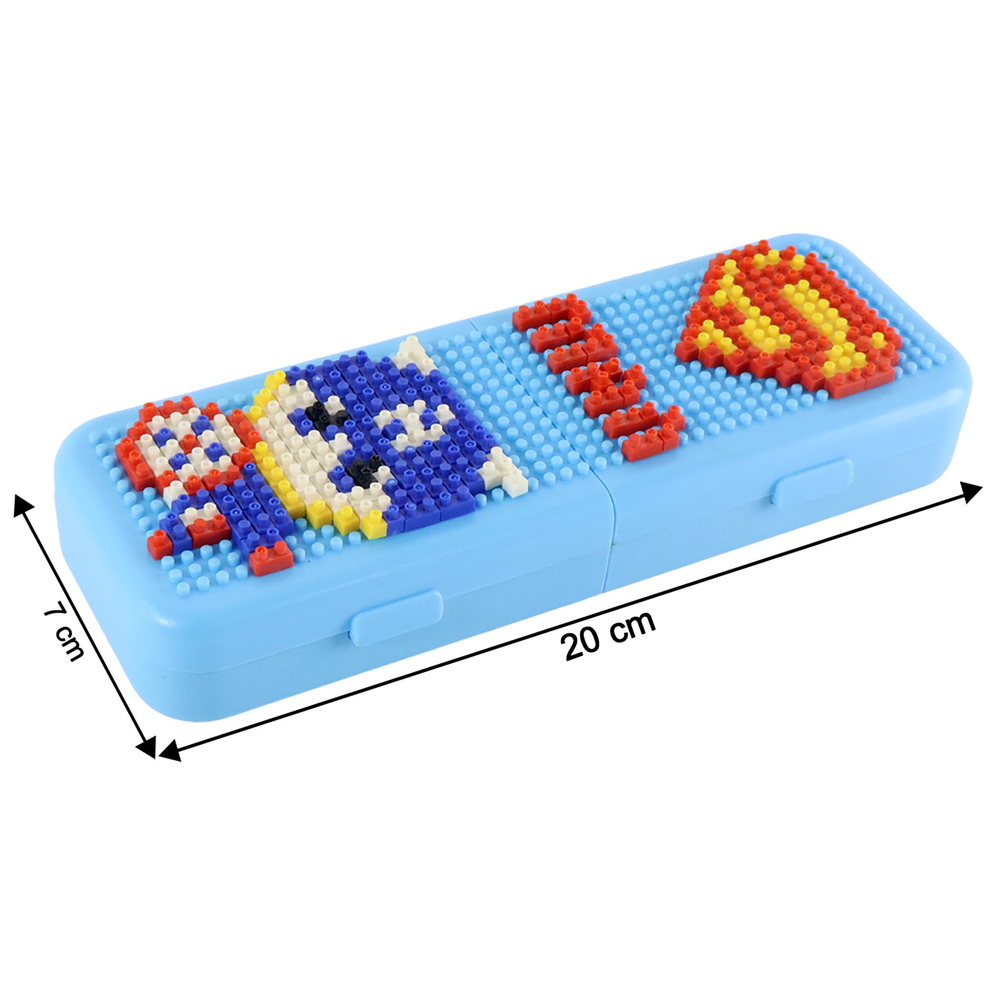 DIY Pixel Art Building Block Pencil Box - 1 Set - Happy Price - Image 4