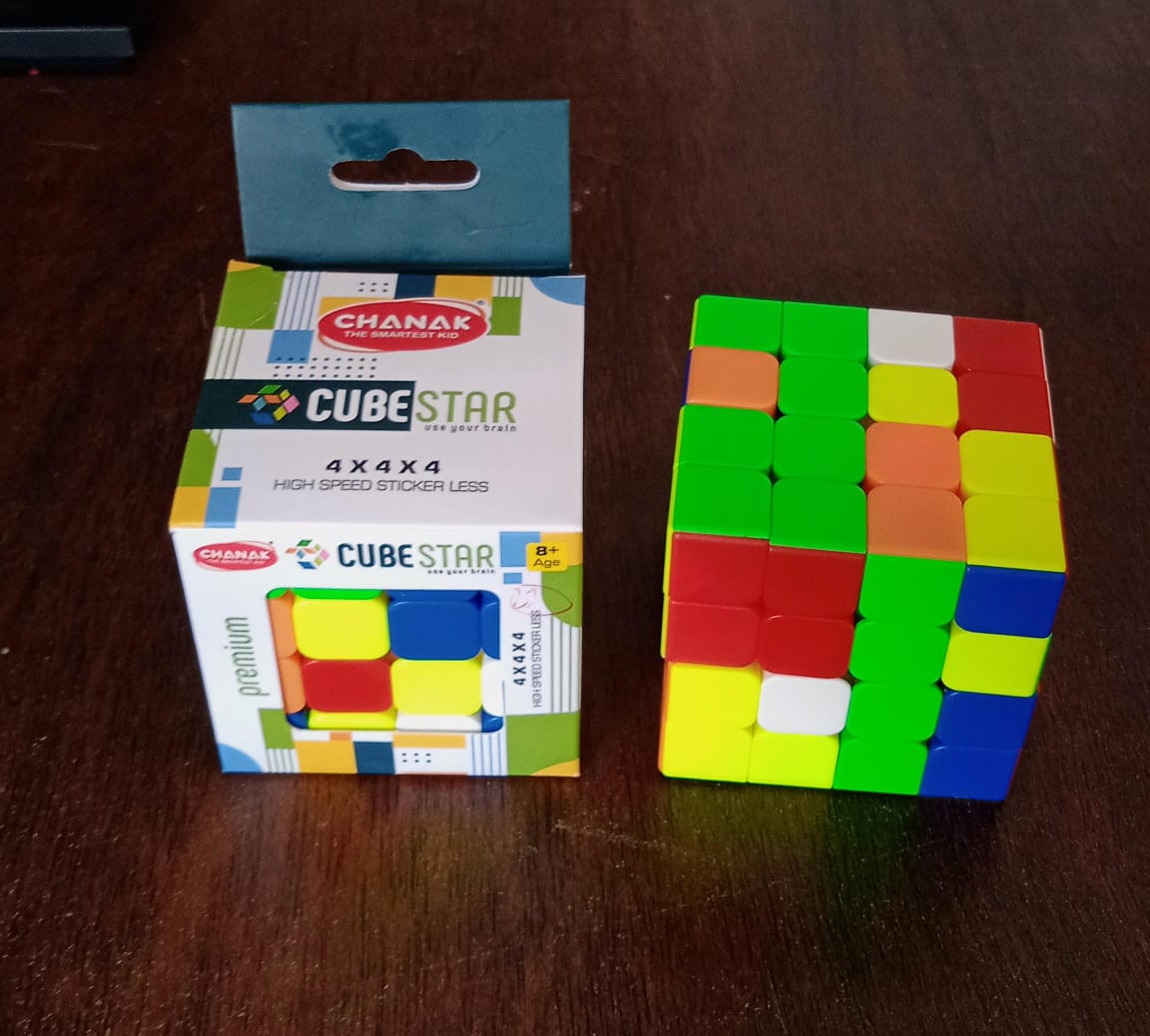 Small Puzzles Cubes 444 High Speed Sticker Less Magic Cube Game Kids And Professionals Magic Cube Puzzle Toy Pack Of 1 8+ Years - Happy Price - Image 7