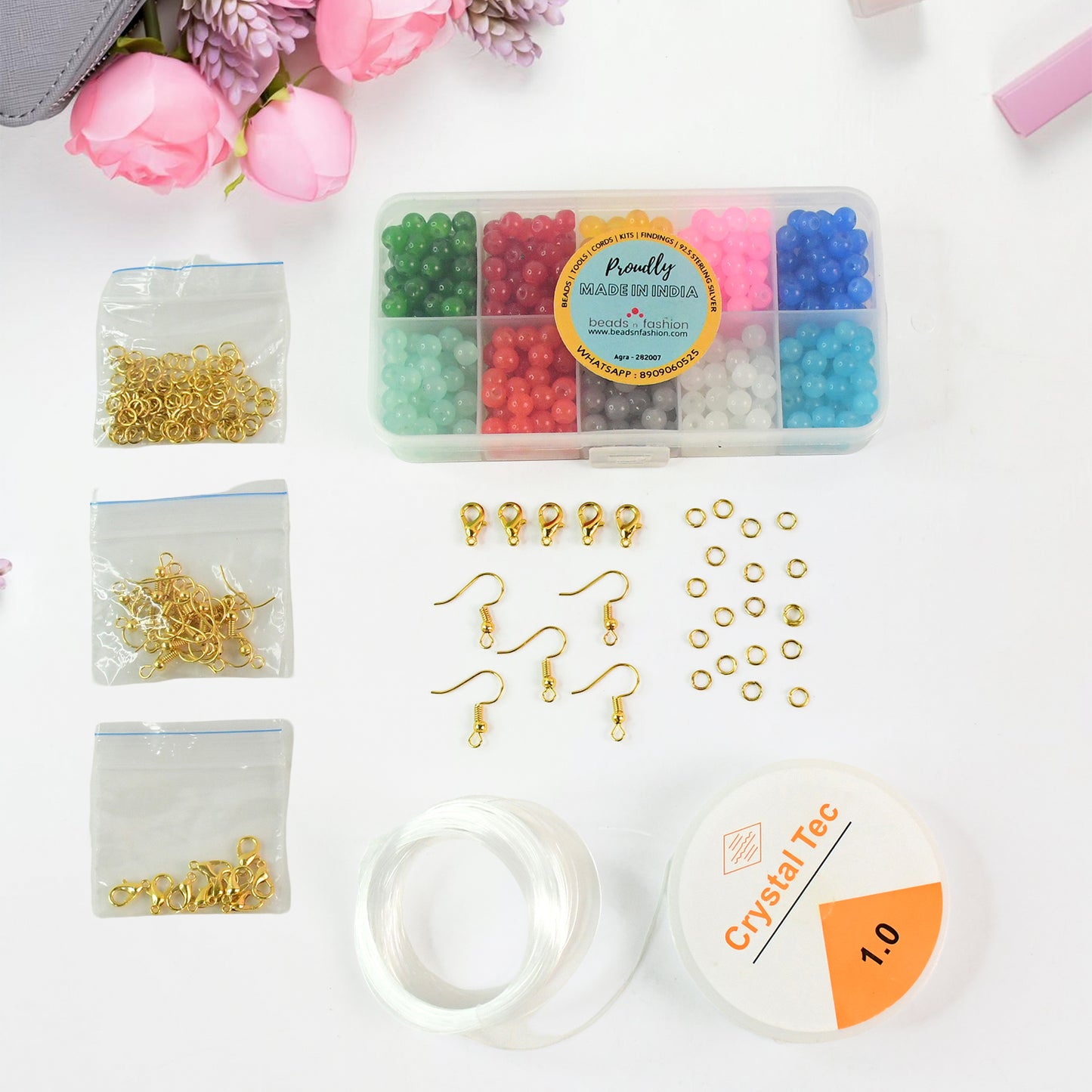 Premium Diy Jewellery Making Kit (1 Set) - Happy Price - Image 5