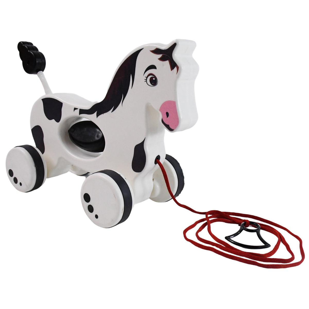 Hourse Pull Along Toddler Toy With Attractive Design - Happy Price - Image 4
