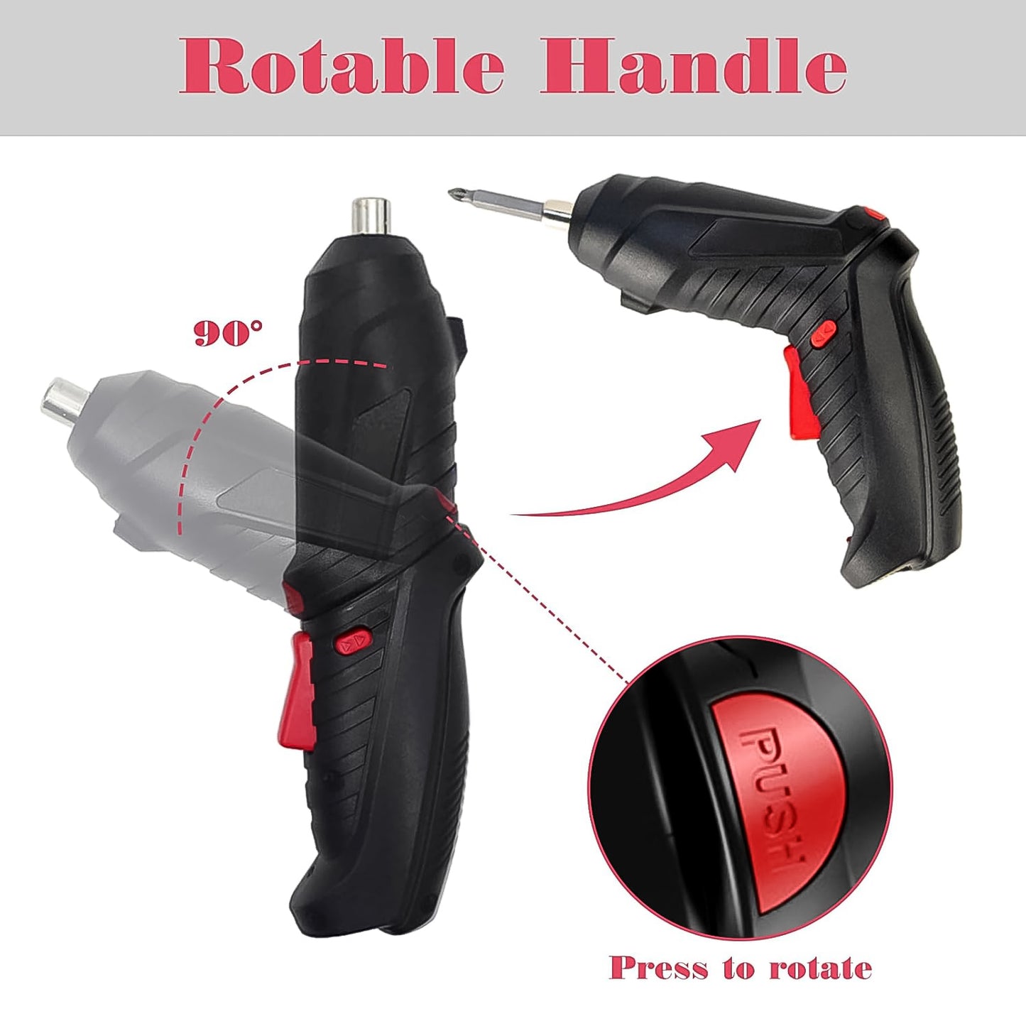 Small Screwdriver With Led Light Screwdrivers Bit Set (48 Pcs Set) - Happy Price - Image 3