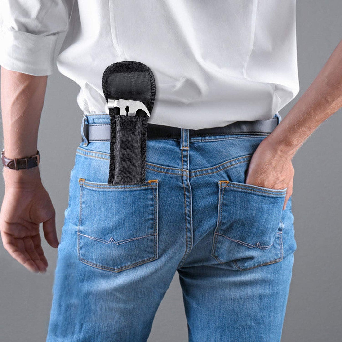 Fathers Day Gifts Dad Birthday Gifts For Dad From Daughter Son All In One Tools Hammer Multitool Opener Screwdriver Cool Gadget Christmas Gifts Stocking Stuffer For Men Outdoor Camping - Happy Price - Image 3