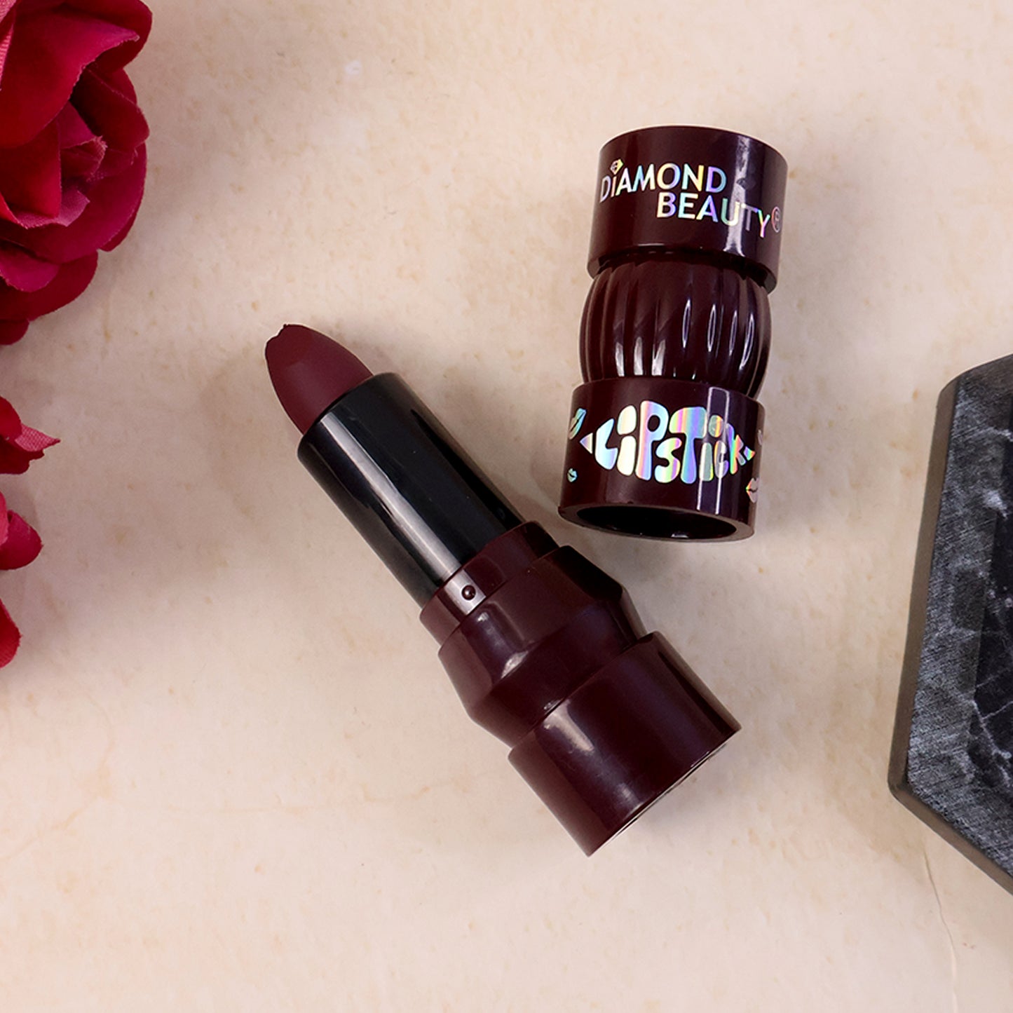 Diamond Beauty Matte Lipstick - 1 Pc Mix Color, Long-Lasting & Hydrating - Happy Price - Image 5