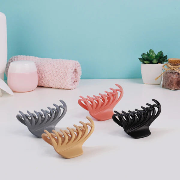 Plastic Hair Clamp Grip Simple Matte Hair Barrette Clamp (1 Pc) - Happy Price - Image 7