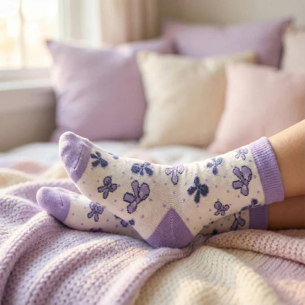 Soft Light Crew Socks - 1 Pair, All-Season Comfort - Happy Price - Image 2