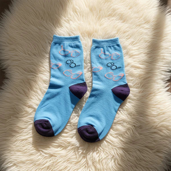 Comfortable Crew Socks (1 Pair, Medium Size) - Soft & Breathable - Happy Price - Image 2
