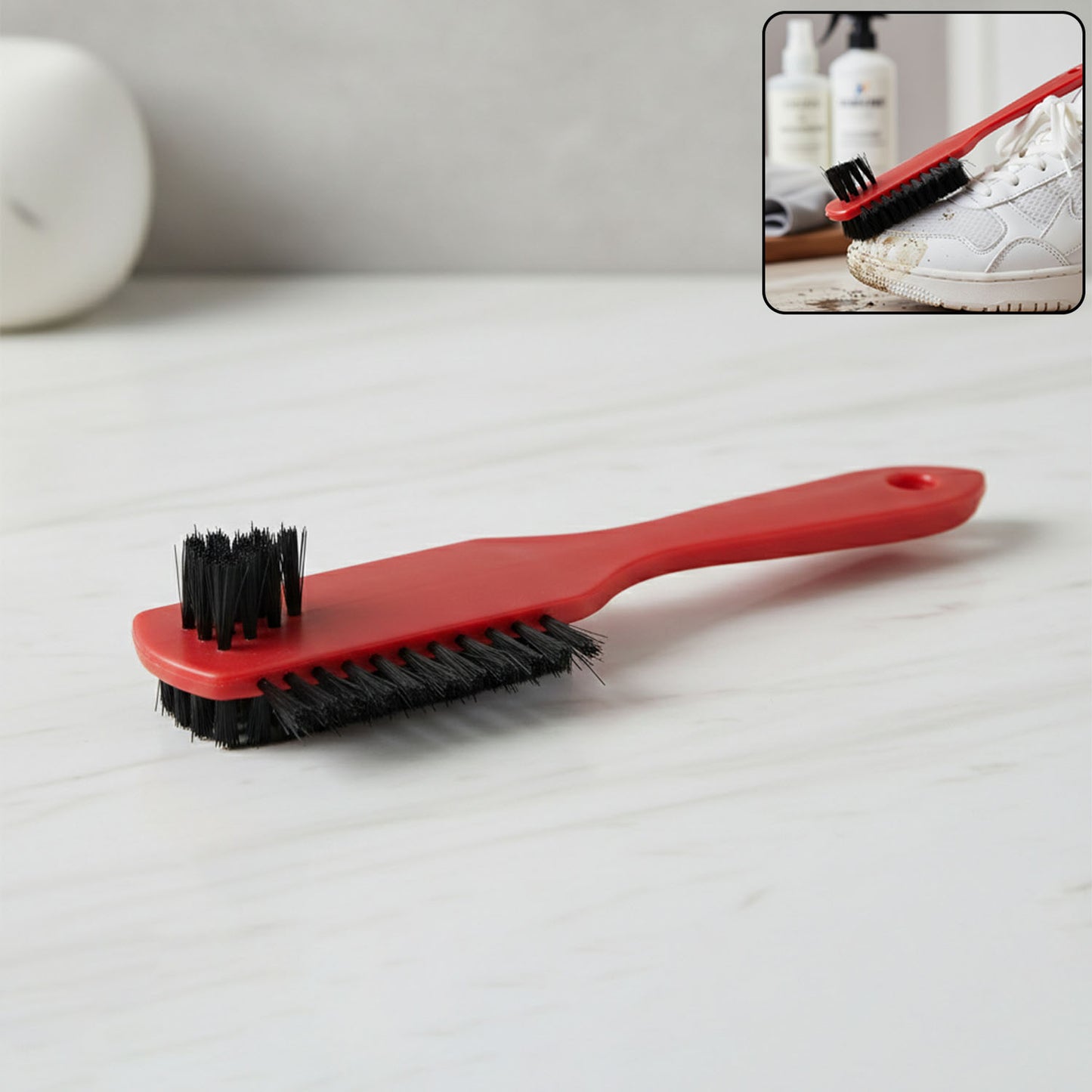 Multipurpose Shoe Cleaning Brush (1 Pc) - Dual-Sided for Deep Dirt Removal - Happy Price - Image 2