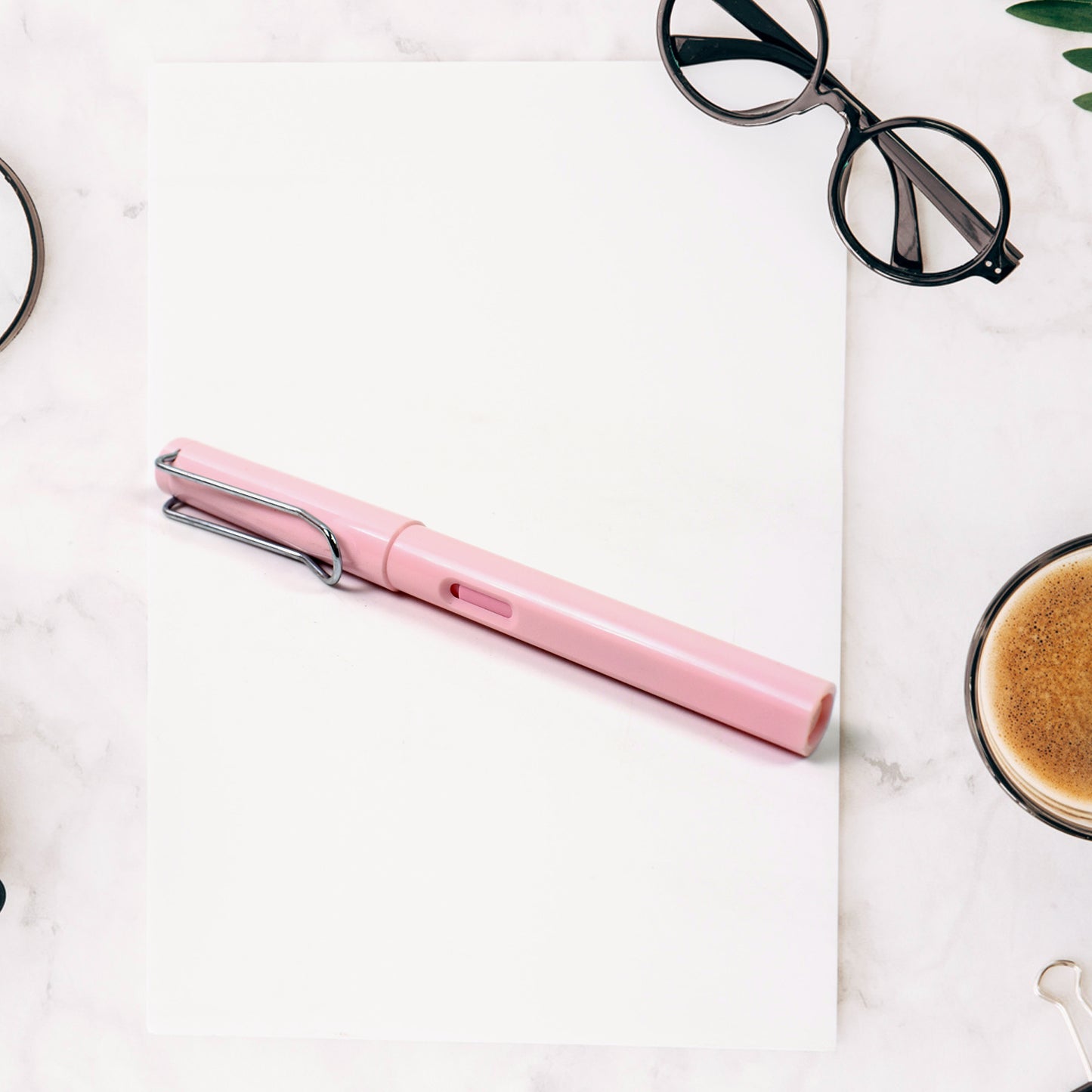 Fountain Blue Pen With 3 Refills (1 Set) - Happy Price - Image 4