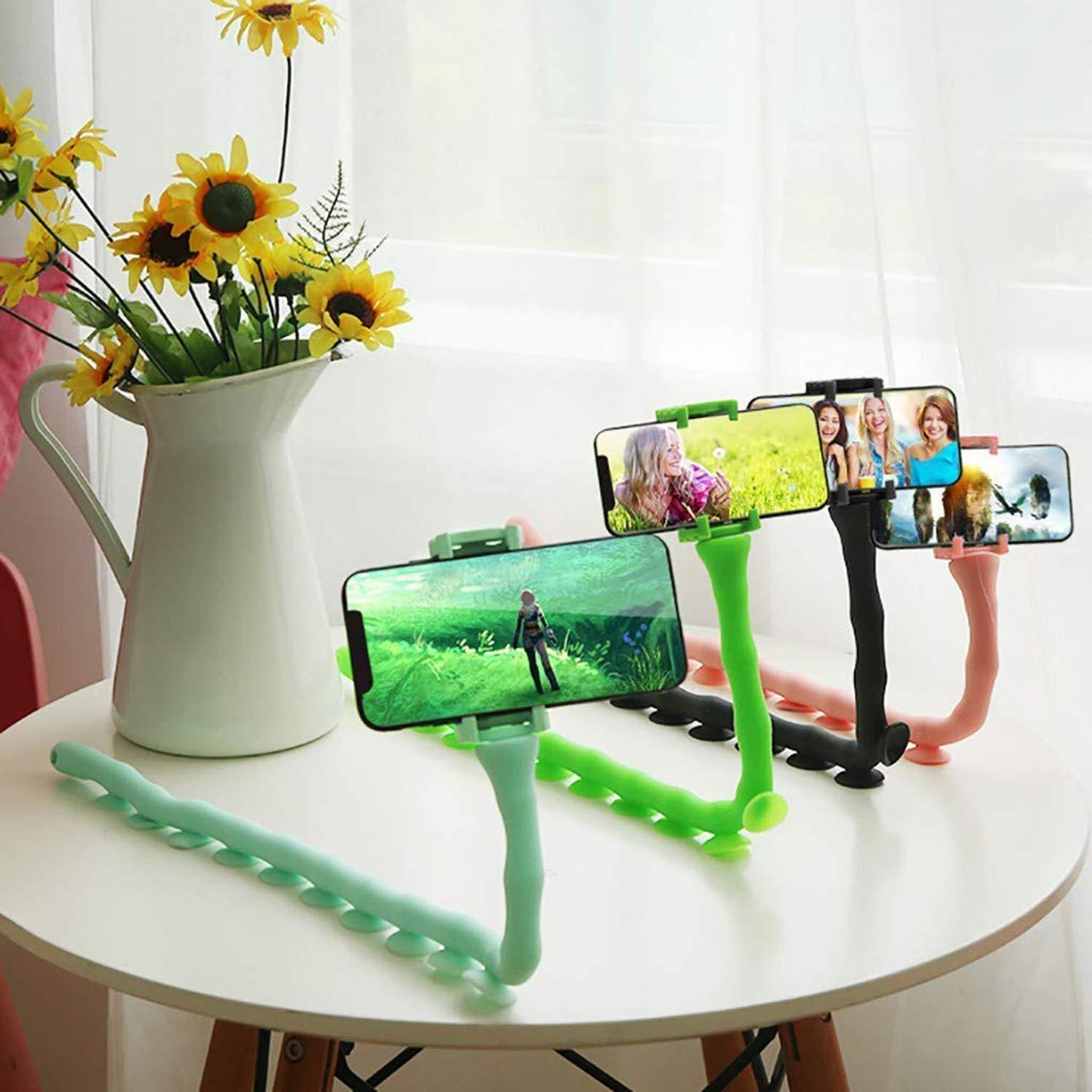 Mobile Phone Holder Multi-functional Cute Warm Snake Holder - Happy Price - Image 2